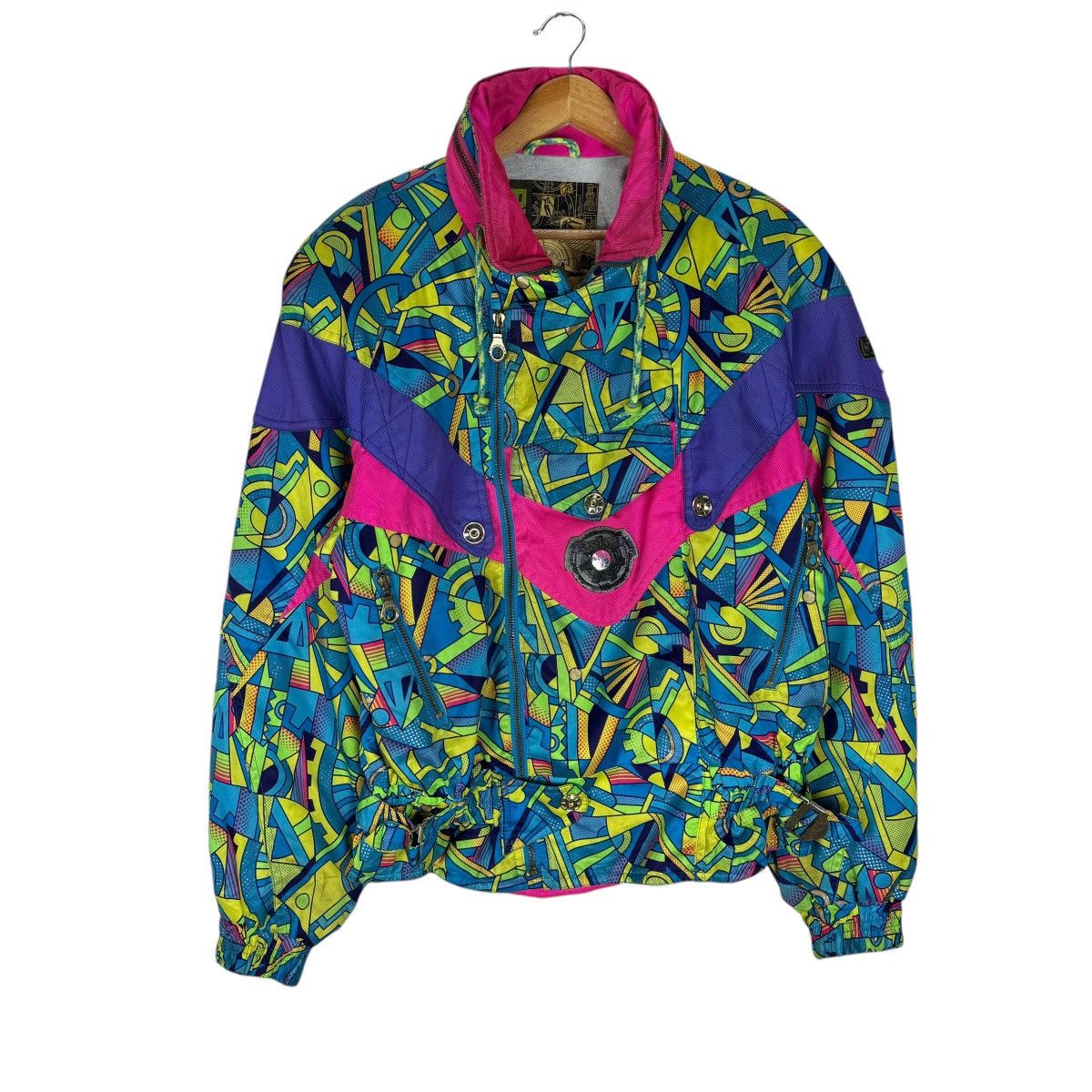Japanese Brand × Pulse 🌟VINTAGE 90s PULSER LINE HOODIE ZIP SKI WEAR JACKET Size US L / EU 52-54 / 3 - 2 Thumbnail