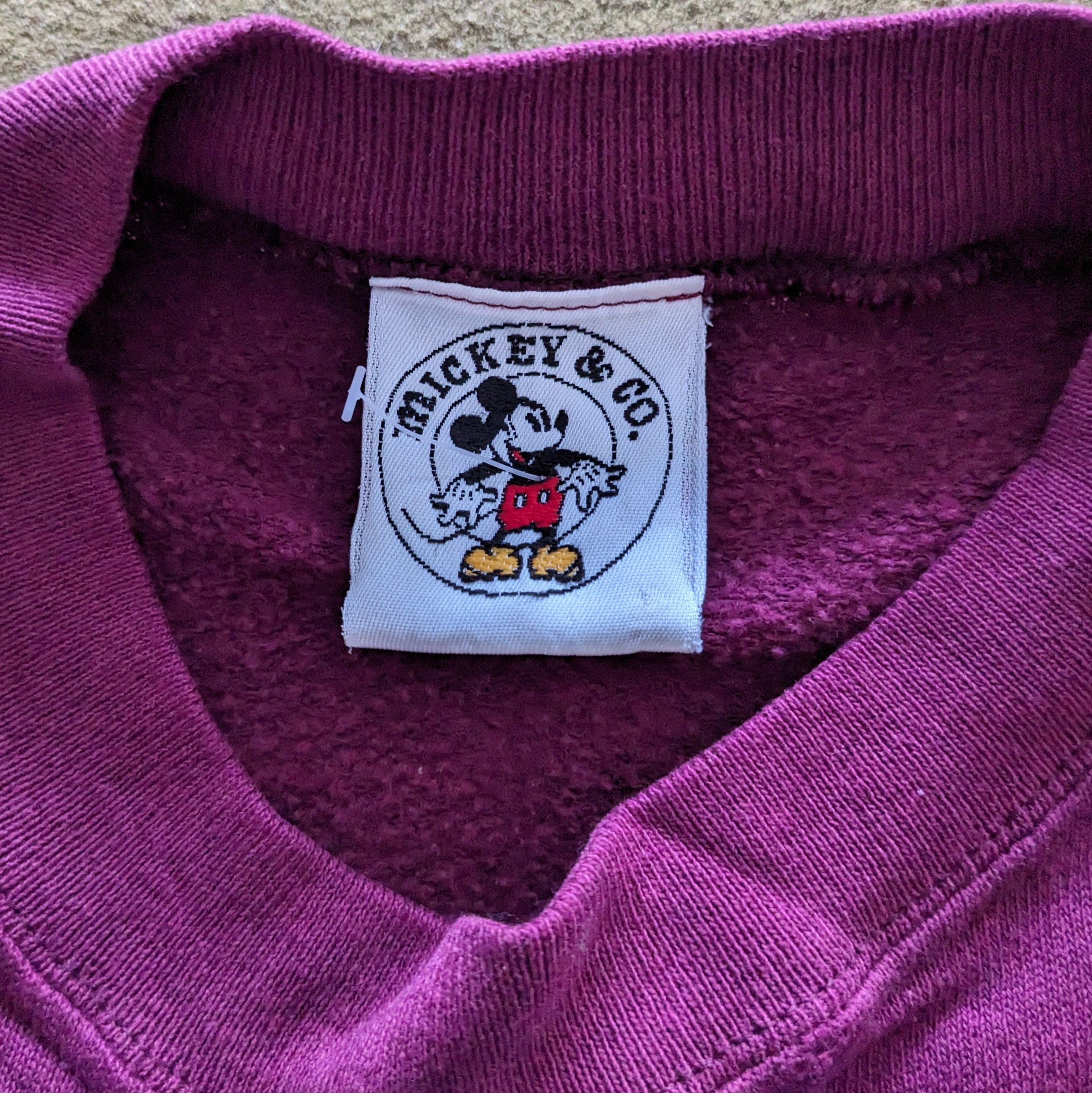 Mickey Mouse Vintage MICKEY & CO. Disney Cartoon Sweatshirt Size US M / EU 48-50 / 2 - 6 Thumbnail