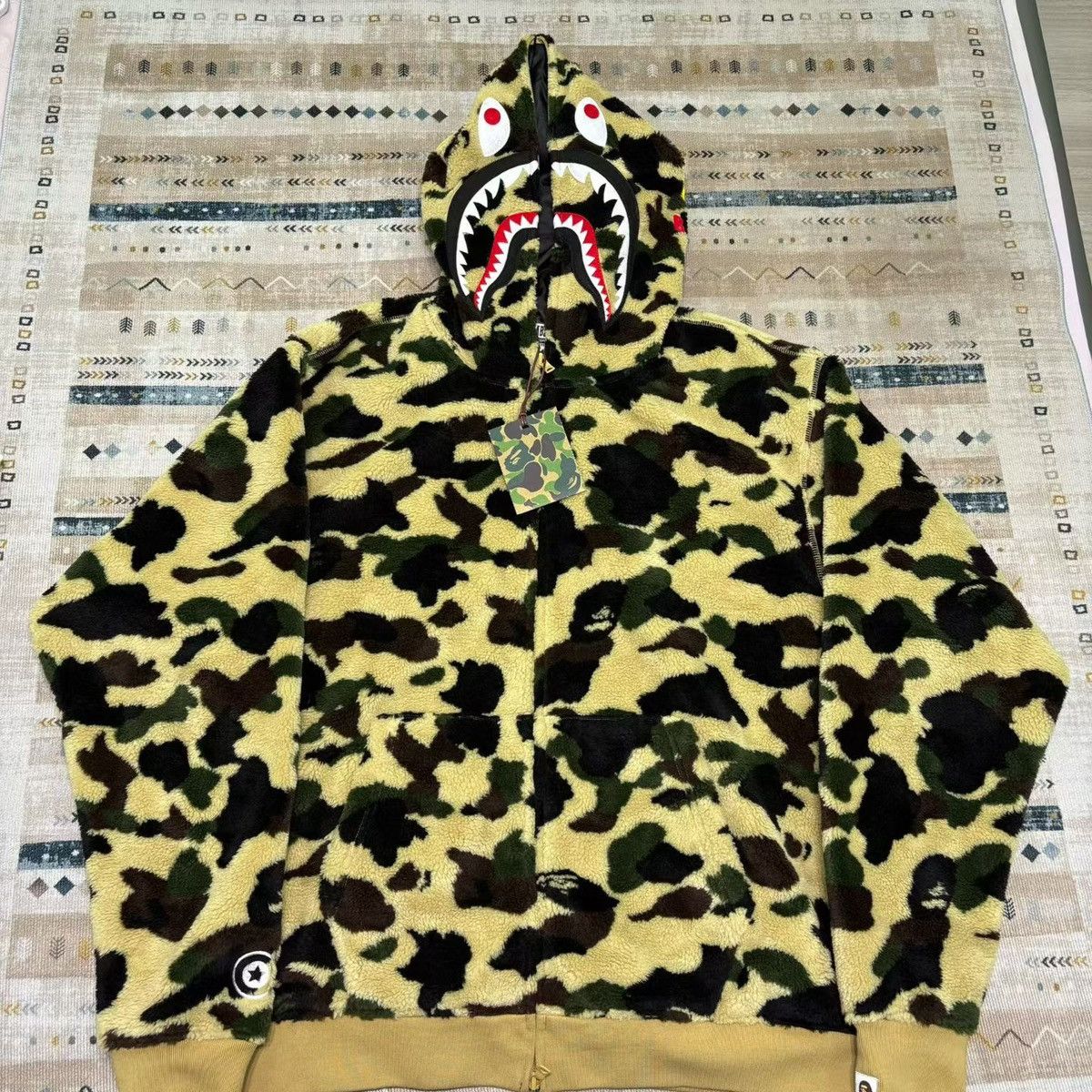Bape BAPE CAMO SHARK FULL ZIP HOODIE Size US XL / EU 56 / 4 - 1 Thumbnail