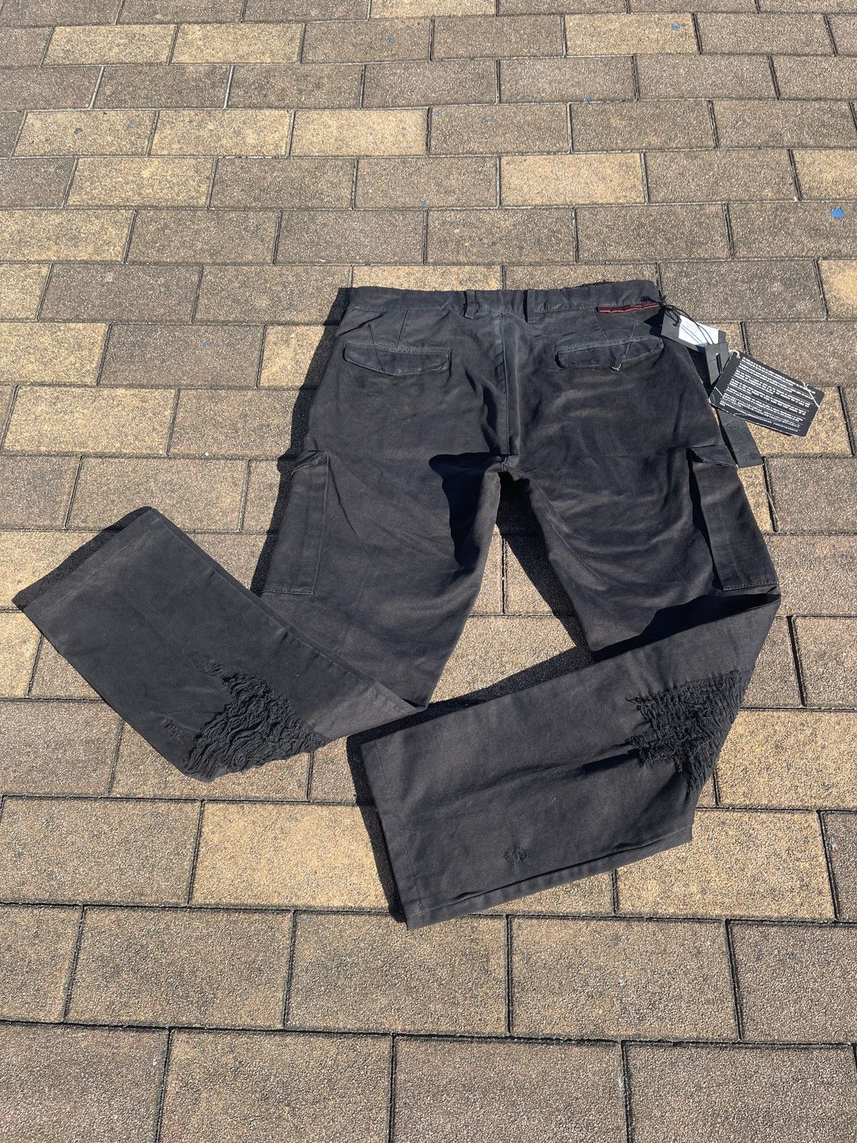Other Cellar Door Patched Cargo pants Italian designer L1R Smoke Size US 31 - 6 Thumbnail