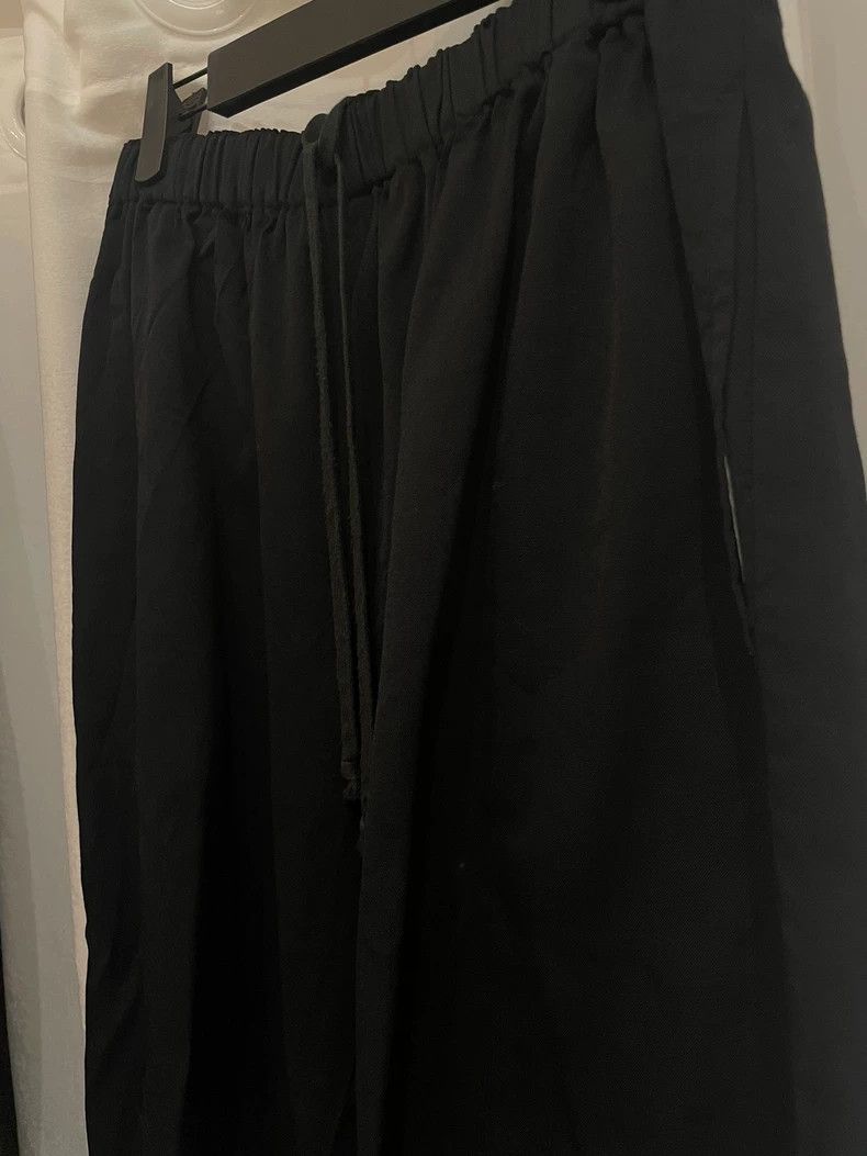 Comme des Garcons Comme des Garçons size xs Black Drawstring Wide Leg Pants Size US 28 / EU 44 - 2 Thumbnail
