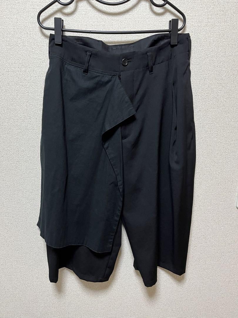 Yohji Yamamoto POUR HOMME 17ss right pattern wrap pants HD-P59-100 Size US 35 - 1 Thumbnail