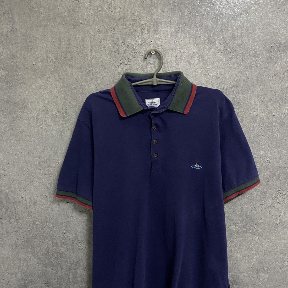 Vivienne Westwood Vivienne Westwood Polo T Shirt Vintage Small Orb Logo Luxury Size US XL / EU 56 / 4 - 3 Thumbnail