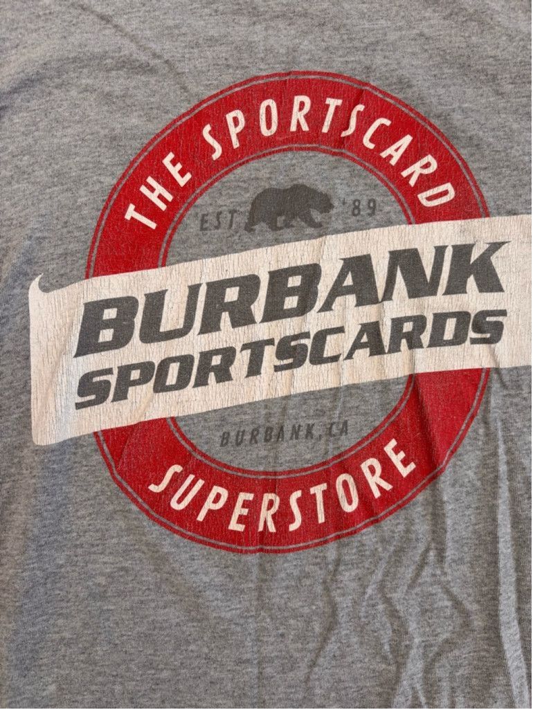 Gildan Men's Gildan T-shirt XL Gray Burbank Sportscards Size US XL / EU 56 / 4 - 10 Thumbnail
