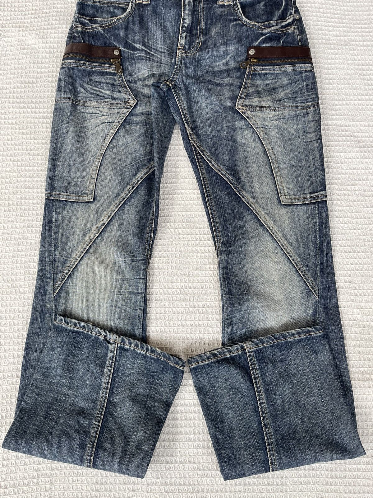 If Six Was Nine × Japanese Brand × Michel Klein Vintage’90s🔥MICHEL KLEIN🔥Side Pocket Bootcut Jeans Size US 31 - 2 Thumbnail