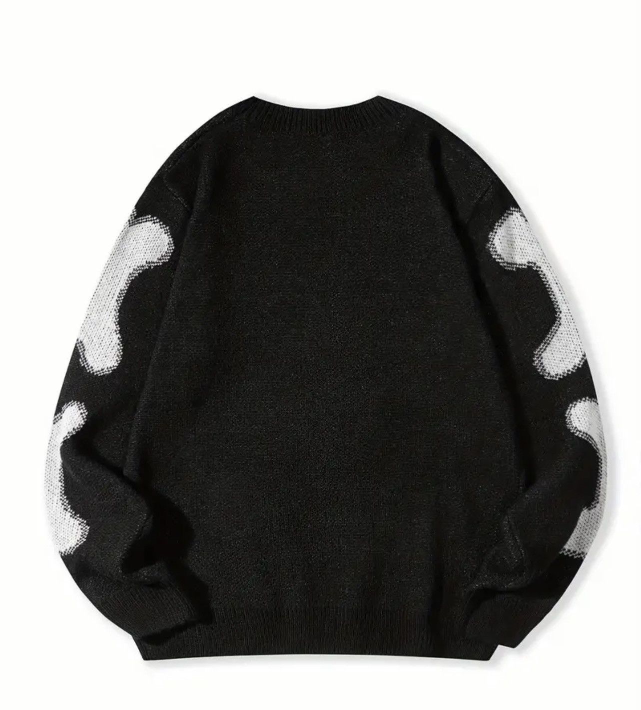 Vintage knit skeleton sweater Size US L / EU 52-54 / 3 - 2 Thumbnail