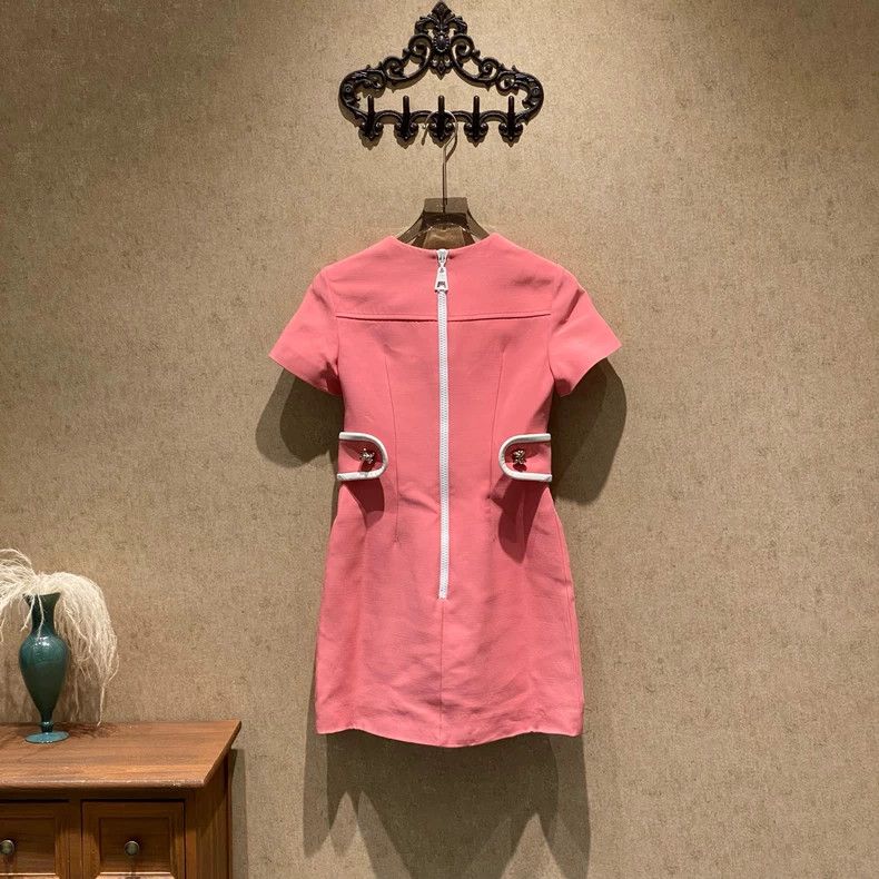 Louis Vuitton Louis Vuitton Cherry Blossom Pink Skin Slogan Dress Size XXS / US 00 / IT 34 - 2 Thumbnail