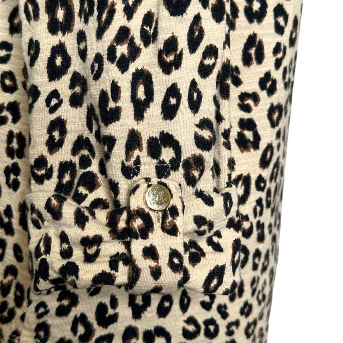 Chicos Chico's beige animal print 3/4 sleeves top size 0 - small Size S / US 4 / IT 40 - 5 Thumbnail