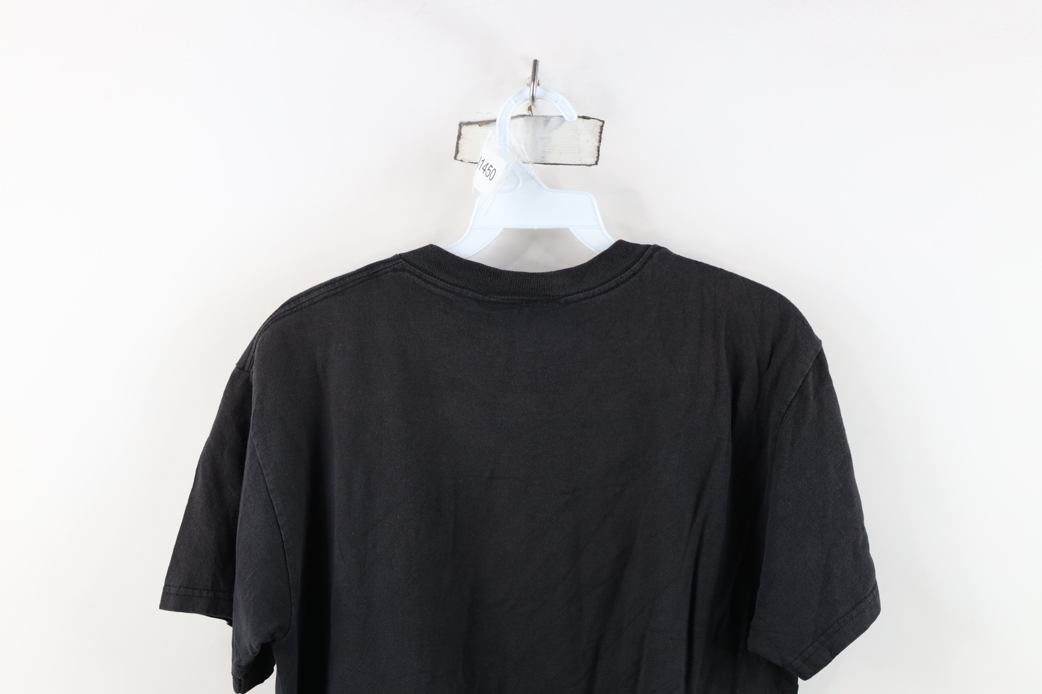 Vintage Vintage 90s Streetwear Big Cat Leopard Cheetah T-Shirt Black Size US M / EU 48-50 / 2 - 12 Thumbnail