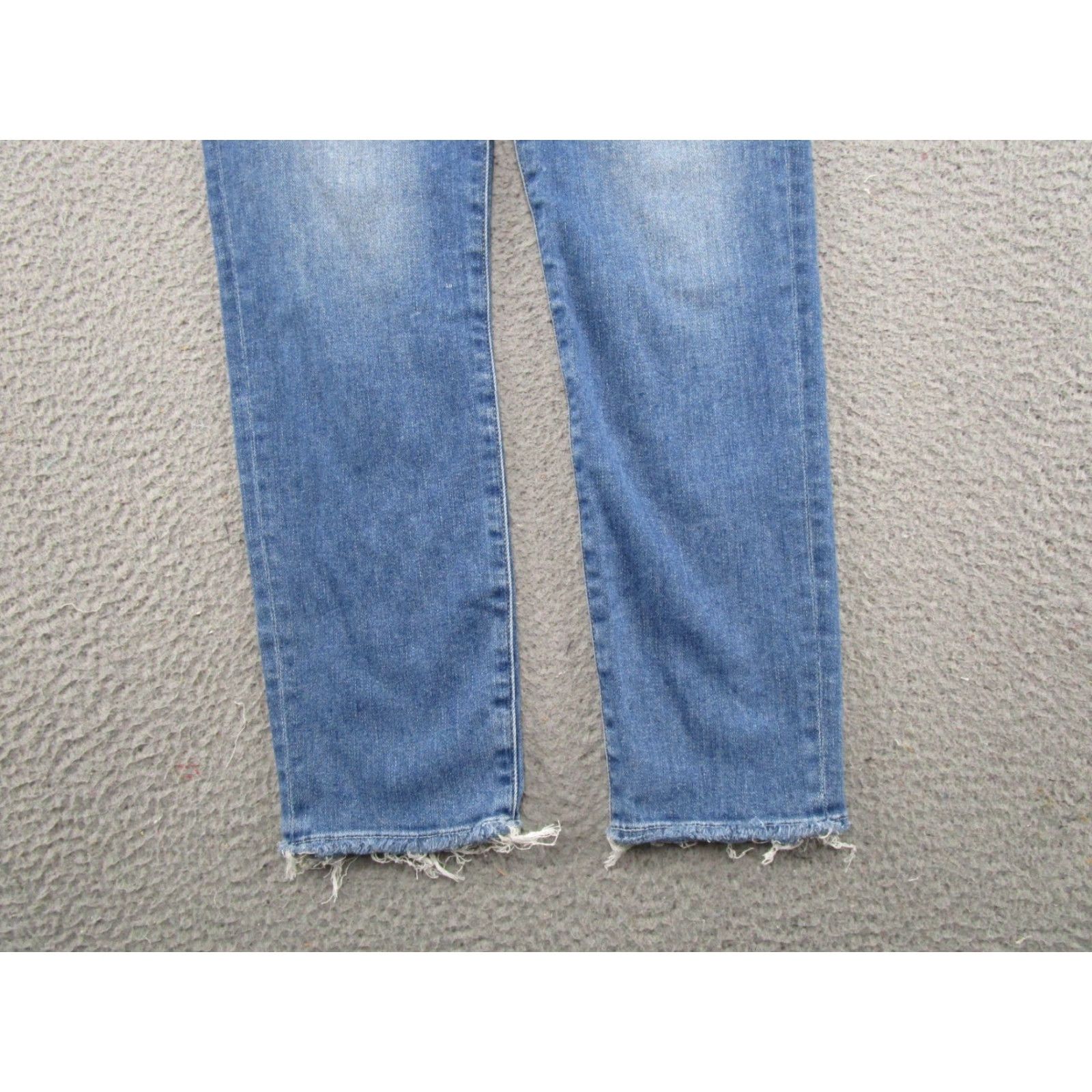 Vintage Flying Monkey Womens Jeans Skinny Denim Stretch Blue Size 27 5-Pocket Design Cotton Blend Size 27" / US 4 / IT 40 - 2 Thumbnail
