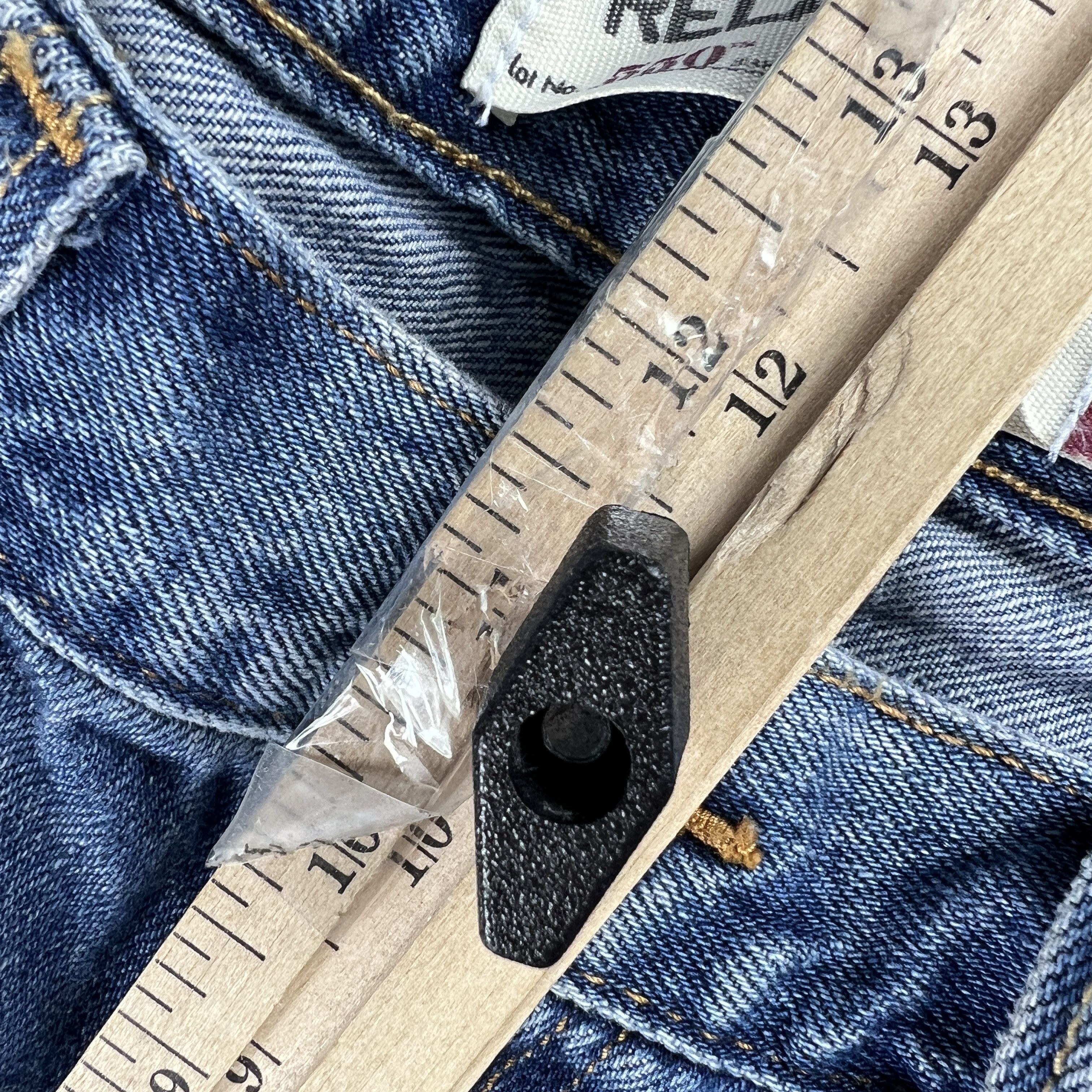 Levi's × Vintage Y2K Levi's Jeans 550 Relaxed Blue Faded Cotton Denim Size US 34 / EU 50 - 21 Thumbnail
