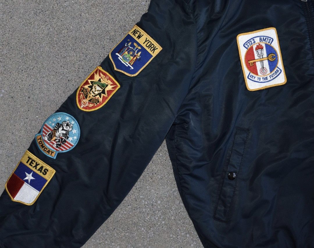 Vintage Vintage Air Force ‘Chief’ Chain-stitched Flight Jacket (L) Size US L / EU 52-54 / 3 - 5 Thumbnail