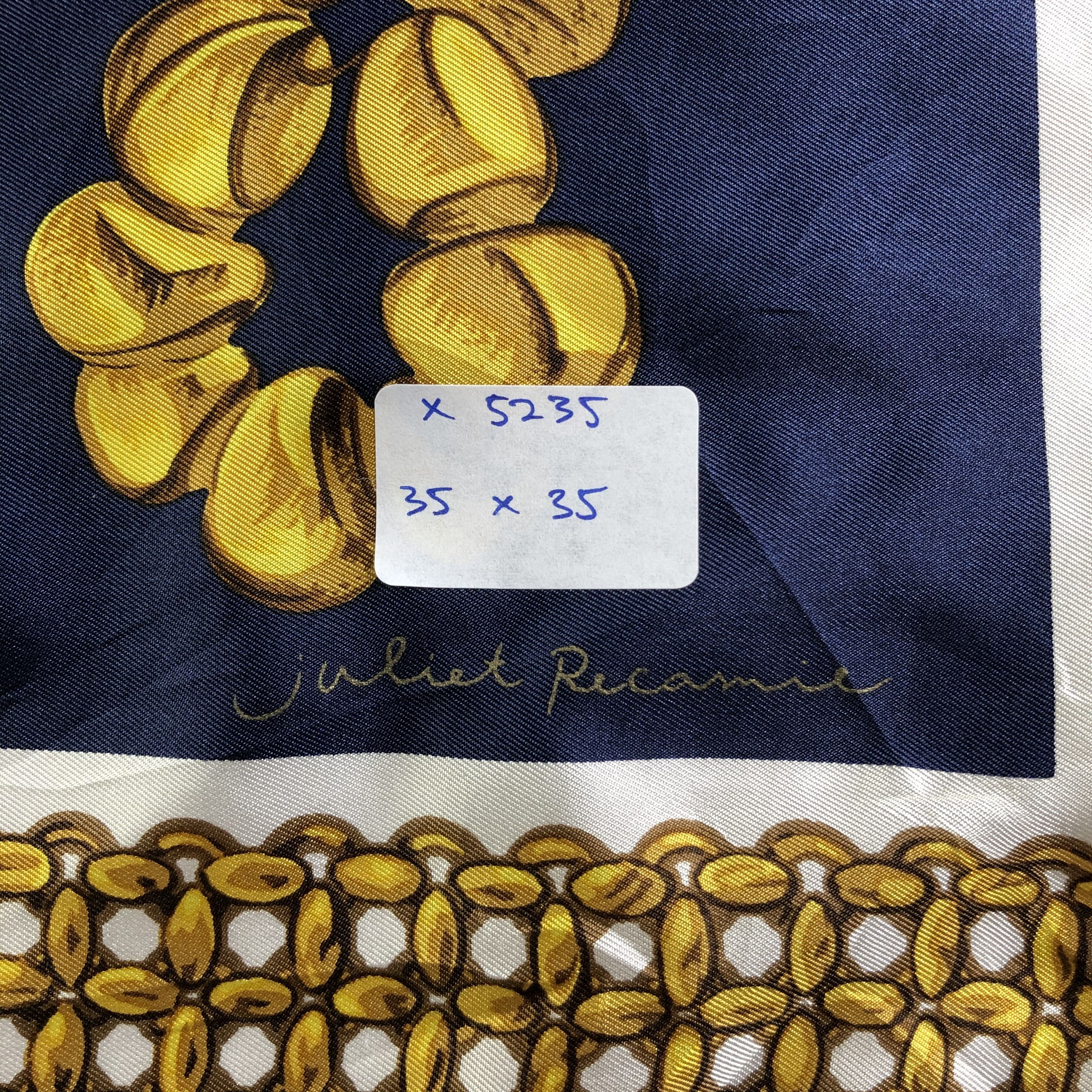 Vintage Vintage Juliet Recamier Silk Scarf Size ONE SIZE - 8 Thumbnail