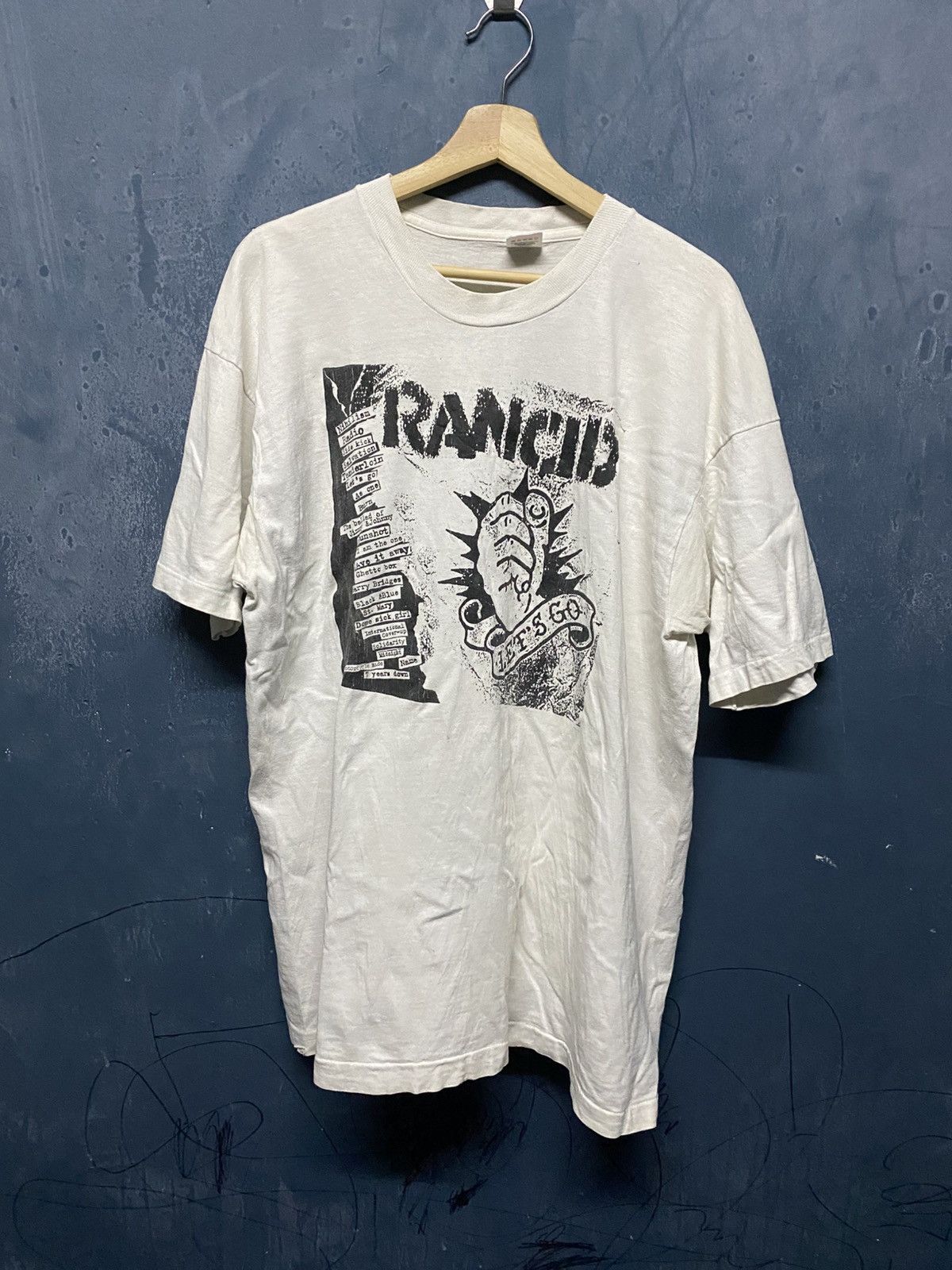 Band Tees Distressed vintage rancid tshirt Size US XL / EU 56 / 4 - 1 Thumbnail
