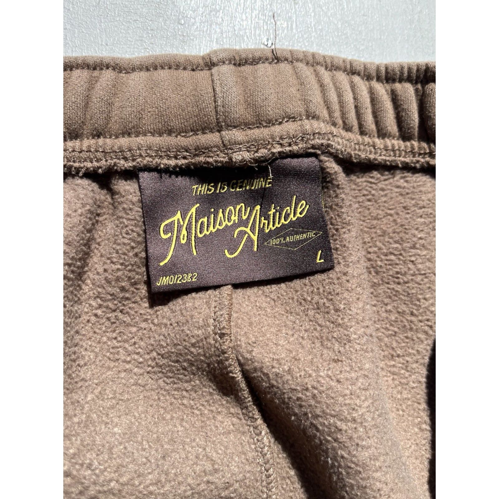 Vintage Men's Maison Article Joggers Brown Cargo L Embroidery Streetwear Taper Active Size US 33 - 4 Thumbnail