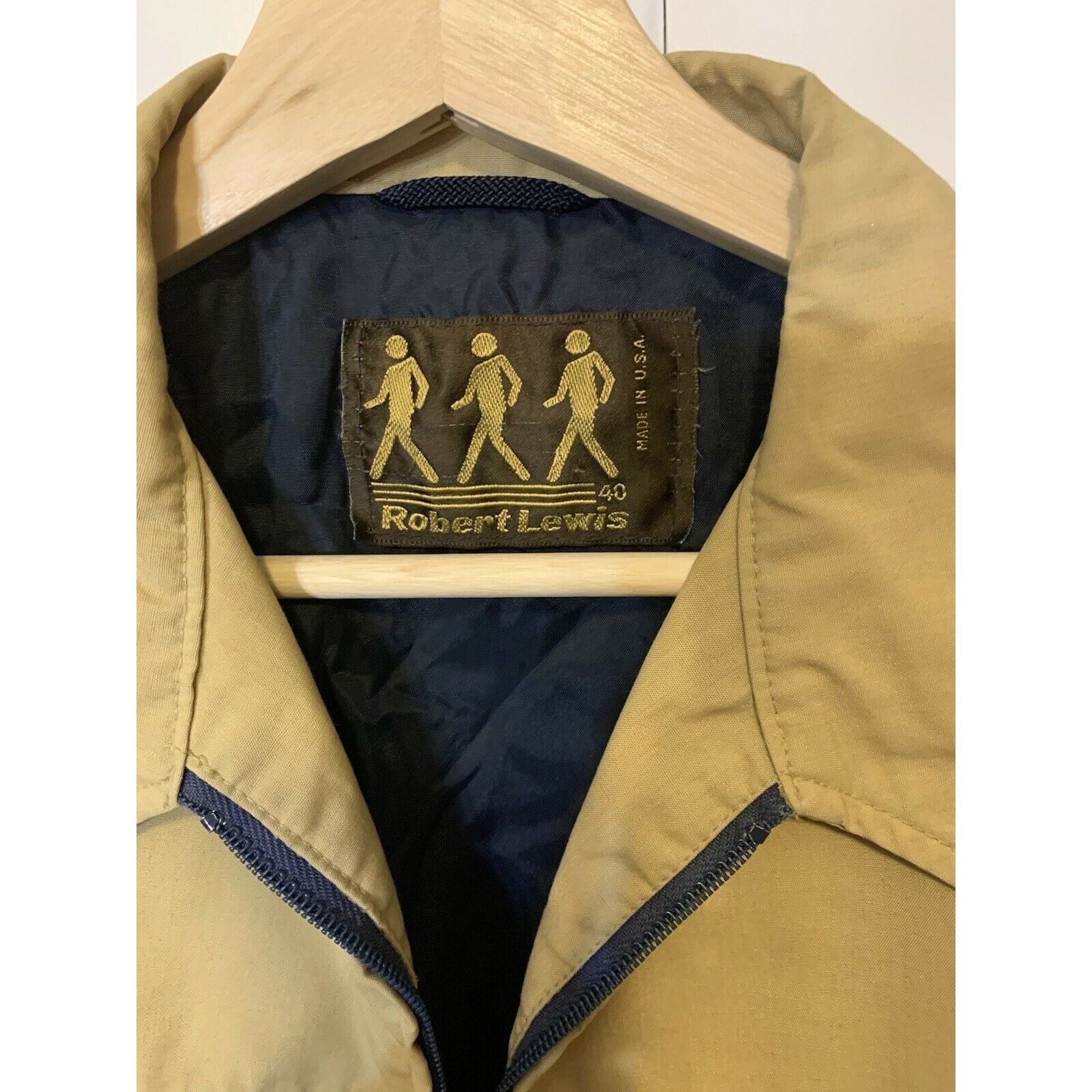 Other Vtg Robert Lewis Men’s Sz 40 Lined Vented Full Zip Front Jac Size US M / EU 48-50 / 2 - 2 Thumbnail
