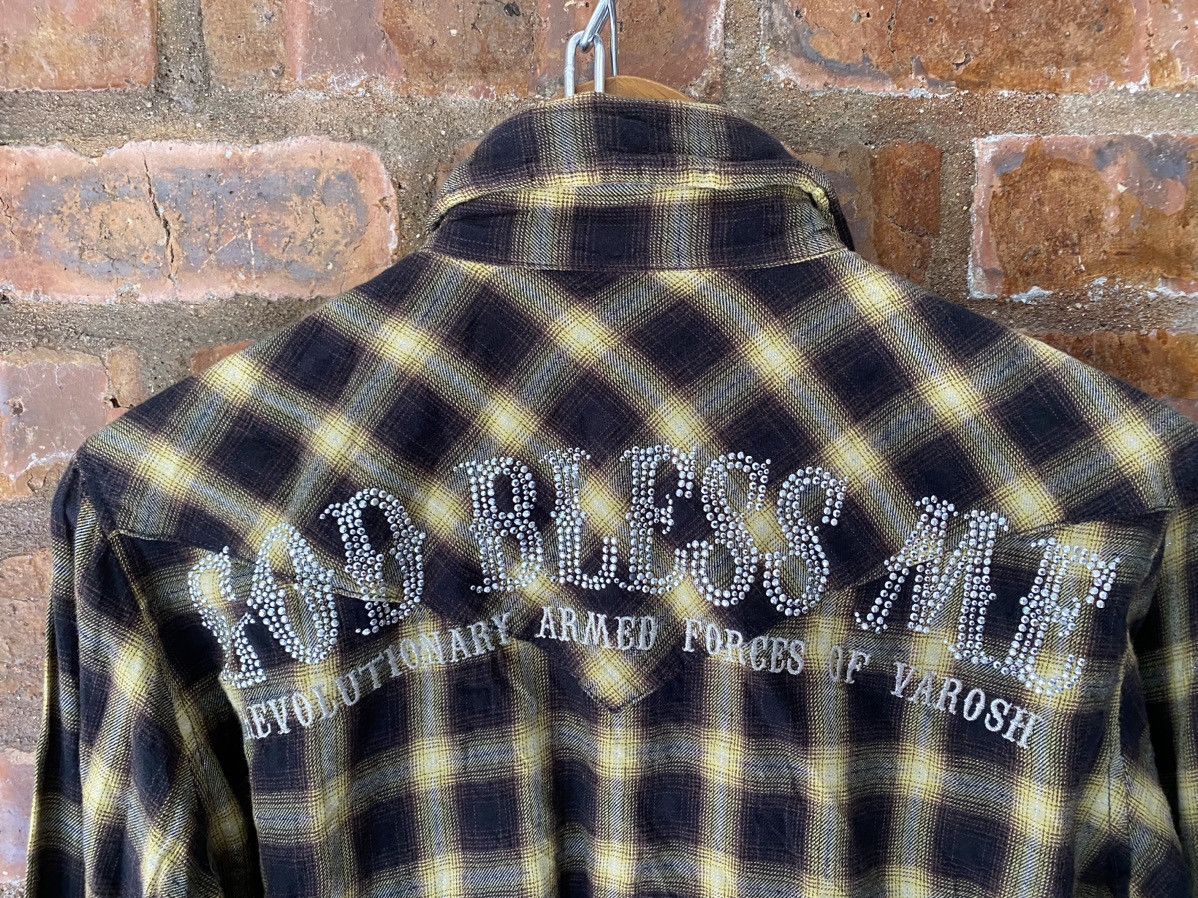 KMRii 🔥Varosh Japan God Bless Me Kristal shadow flannel Size US M / EU 48-50 / 2 - 8 Thumbnail