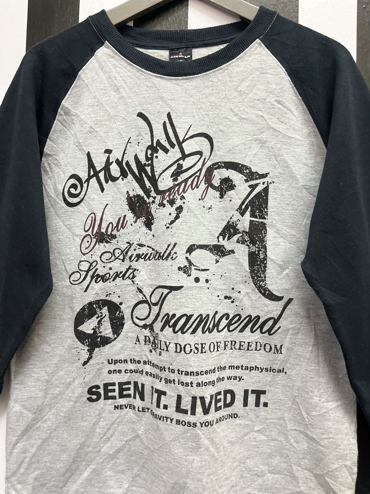 Airwalk Vintage Y2K Airwalk Skateboard sweatshirt Size US M / EU 48-50 / 2 - 2 Thumbnail