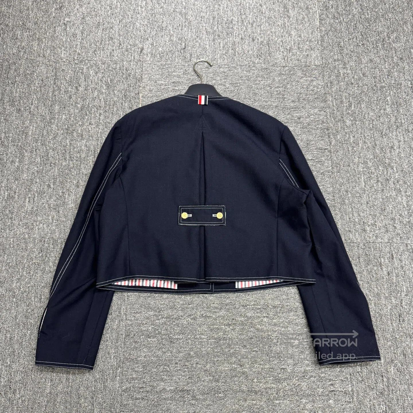 Thom Browne Thom Browne size42 Xiaoxiangfeng wool short coat| Size L / US 10 / IT 46 - 2 Thumbnail