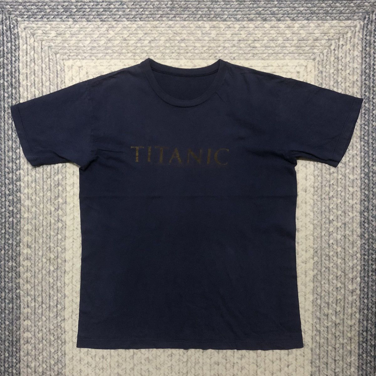 Rap Tees × Vintage Rare Distressed Vintage 90 Titanic Spellout Movie Tees Size US XL / EU 56 / 4 - 1 Thumbnail