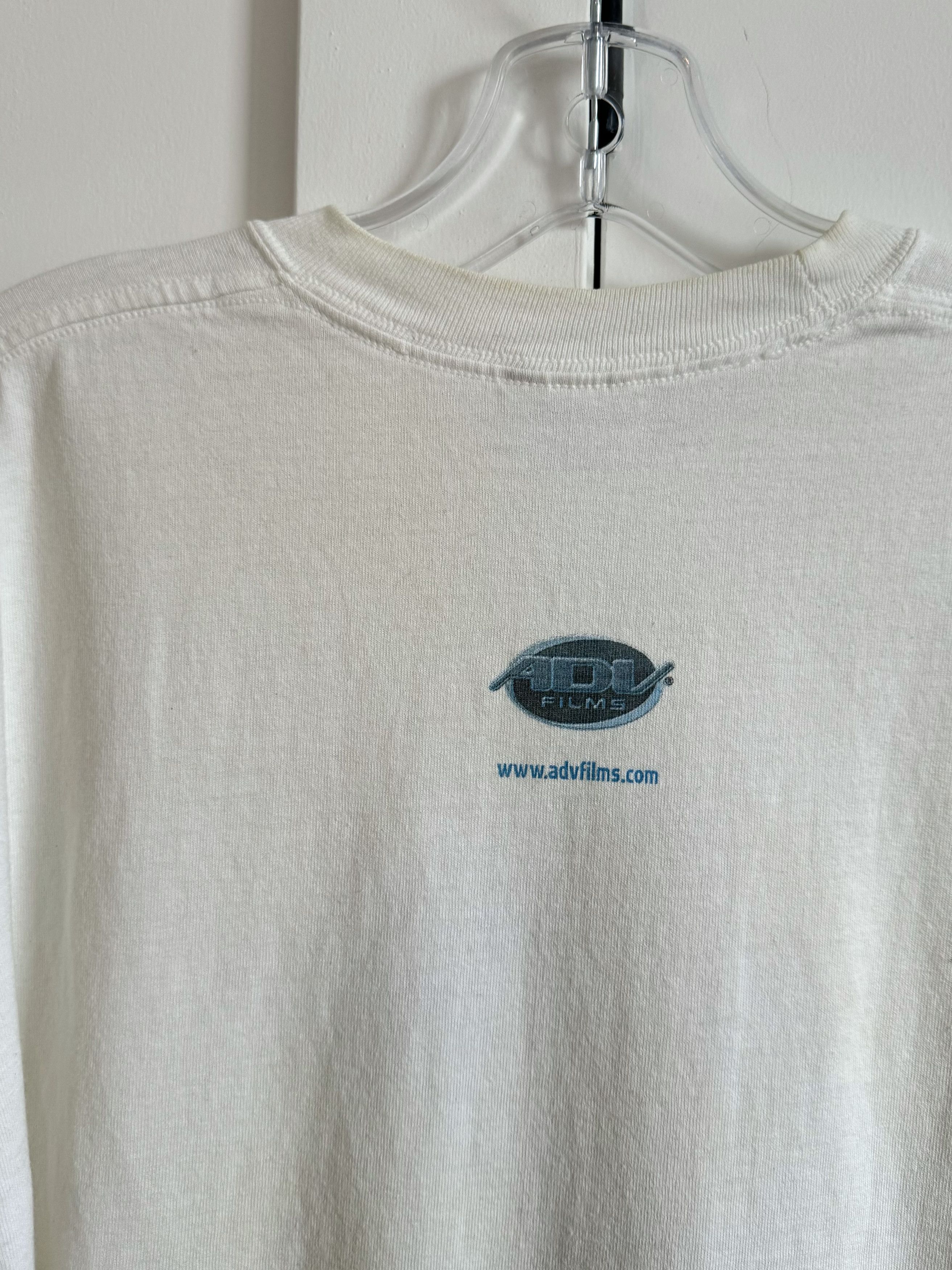 Jerzees Vintage Full Metal Panic! "Anime" Promo White T-shirt 2002 Size US XL / EU 56 / 4 - 5 Thumbnail