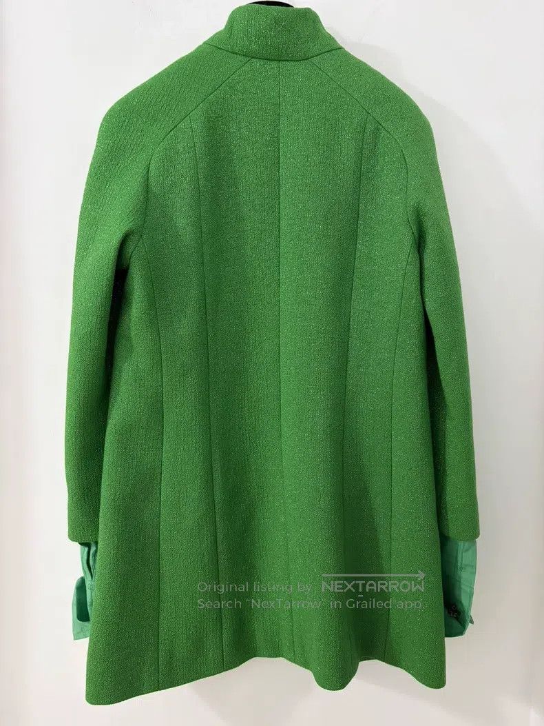 Chanel Chanel Flower button green shirt sleeve jacket Size XS / US 0-2 / IT 36-38 - 2 Thumbnail