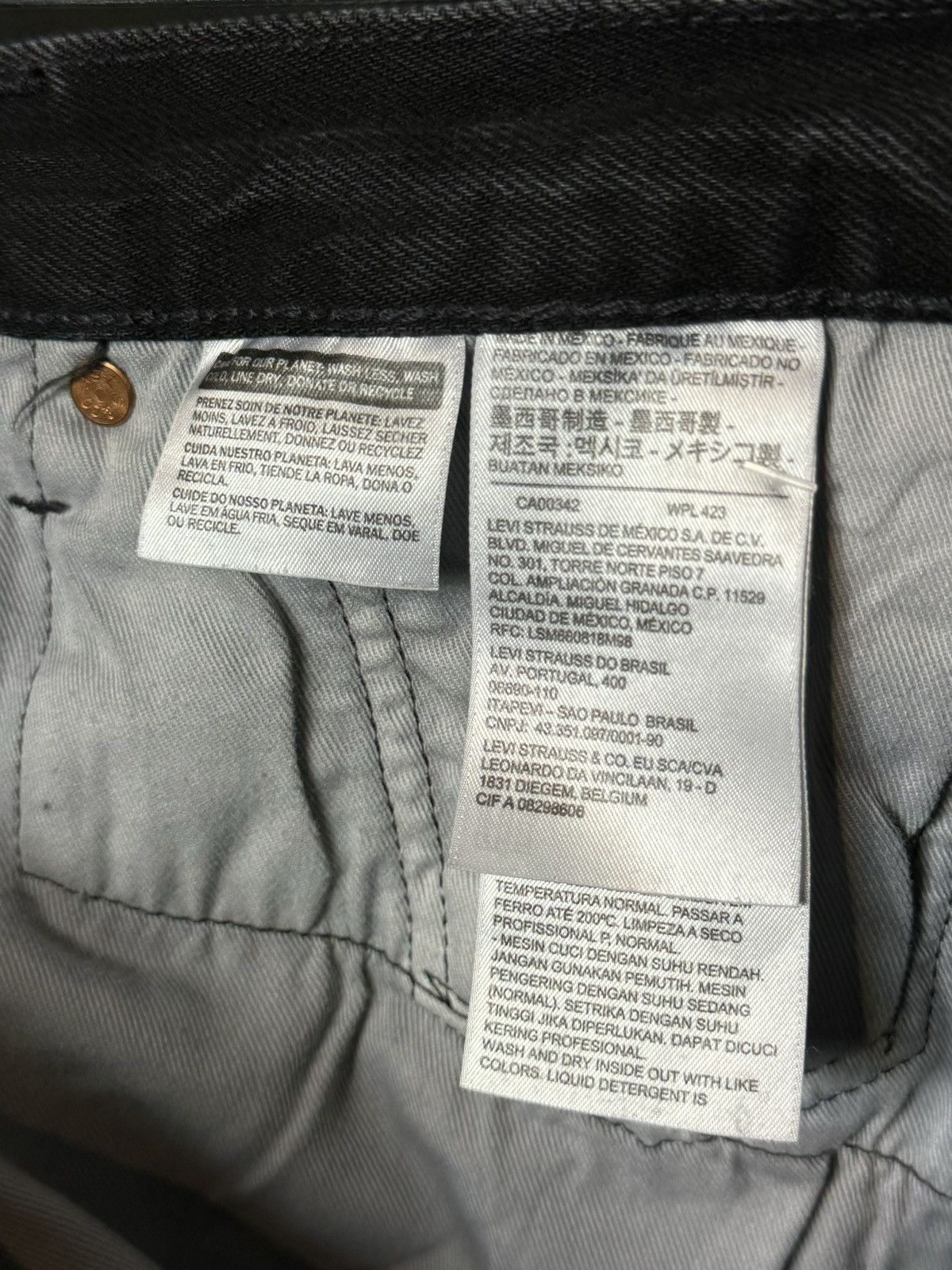 DENIM TEARS Denim Tears Black on Black Levi’s Jeans - 34x34 Size US 34 / EU 50 - 7 Thumbnail