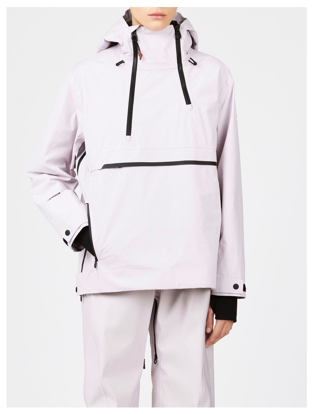 Loro Piana o1srvl11e0126 FAO5537 Nuptse Anorak Hooded Jacket in Lilac Size L / US 10 / IT 46 - 4 Thumbnail