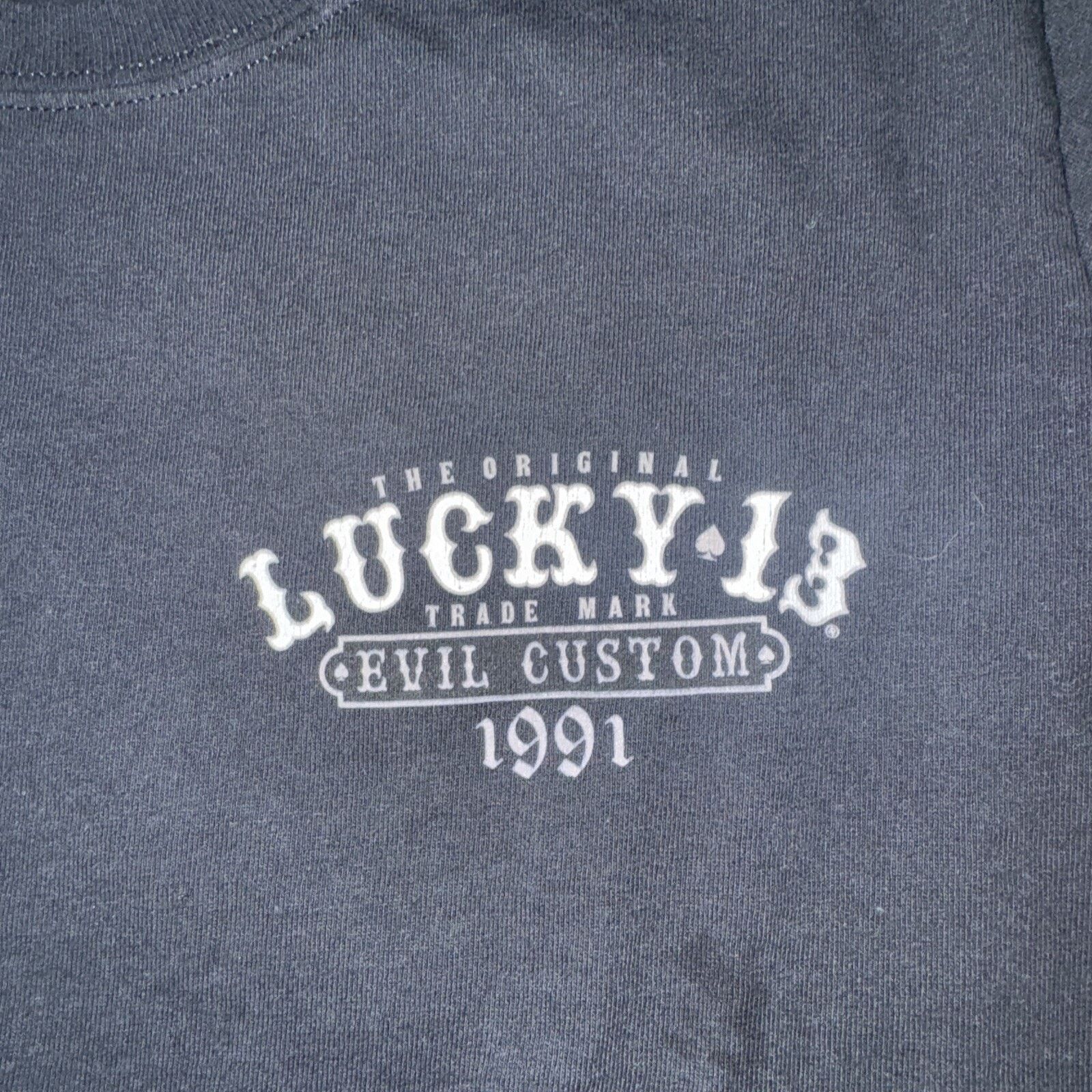 Band Tees × Vintage The Original Lucky 13 T-Shirt Black Small 17x26 Size US S / EU 44-46 / 1 - 3 Thumbnail