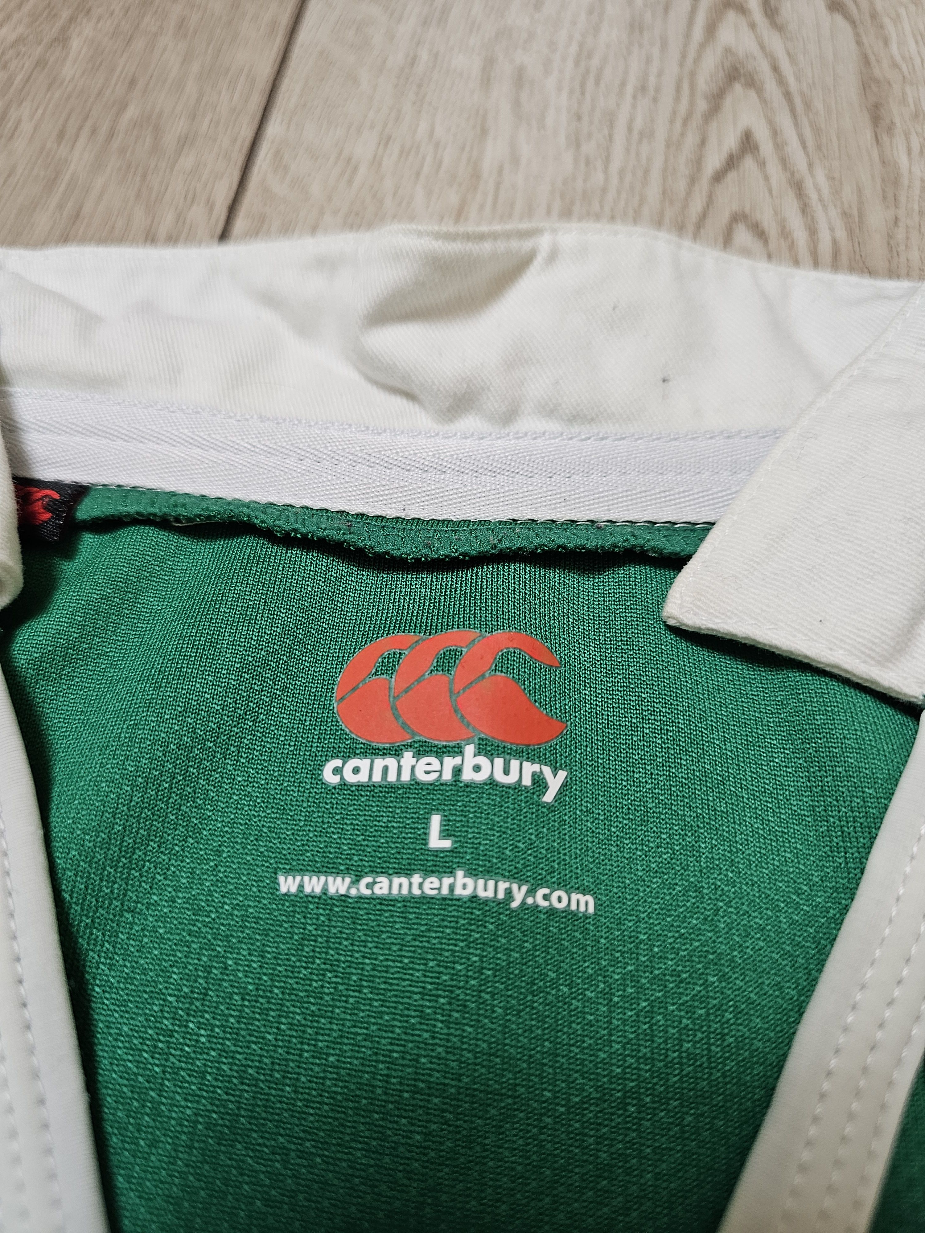 Canterbury of New Zealand IRELAND RUGBY JERSEY IRFU RUGBY SHIRT IRELAND JERSEY Size US L / EU 52-54 / 3 - 7 Thumbnail