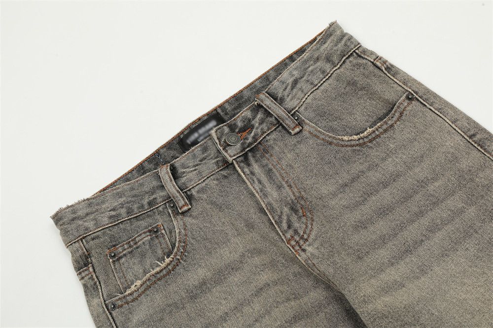Vintage Men's hippie trend distressed washed flared jeans Size US 32 / EU 48 - 4 Thumbnail