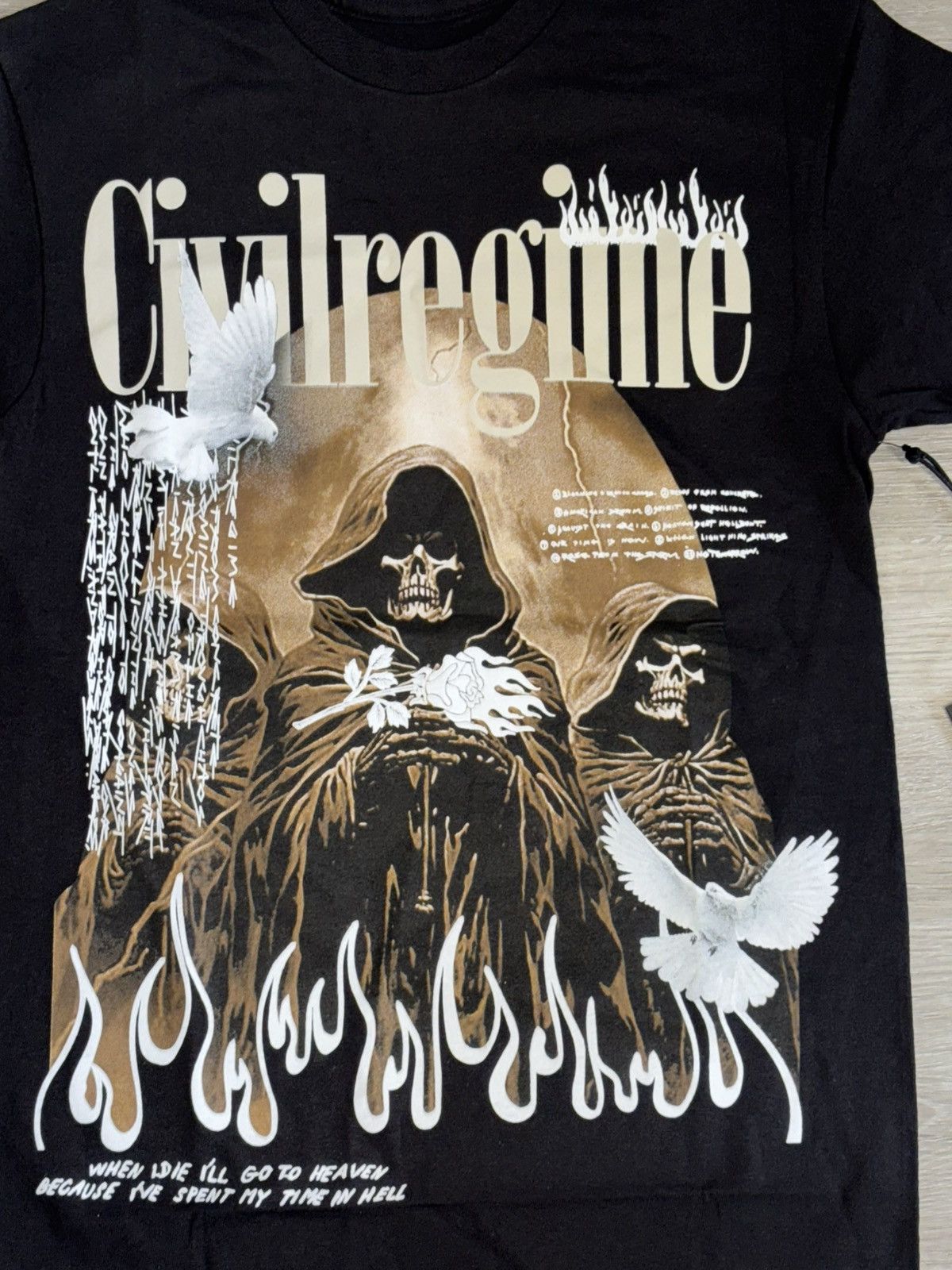 Civil Regime Civil Regime Grim Reaper Tee Size US S / EU 44-46 / 1 - 2 Thumbnail