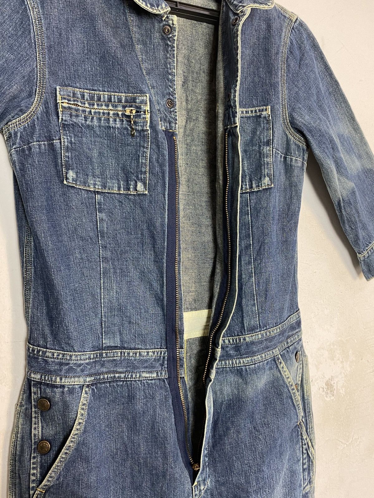 Kapital Kapital All In One Indigo Denim Overall Workwear Size US 32 / EU 48 - 6 Thumbnail