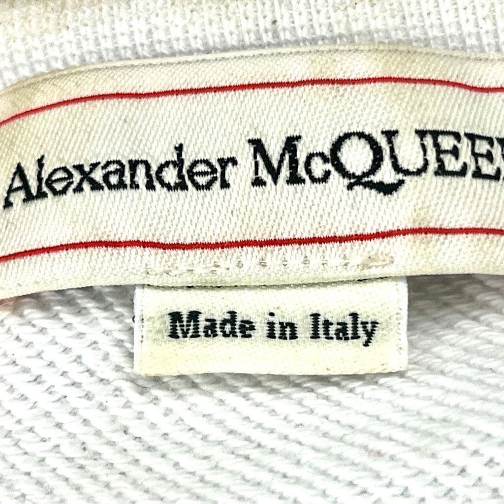 Alexander McQueen Alexander McQueen Oversized Logo Sweatshirt – White Size US L / EU 52-54 / 3 - 8 Thumbnail