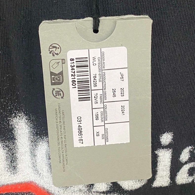 Balenciaga Balenciaga Dissolved cola short sleeve Size US M / EU 48-50 / 2 - 5 Thumbnail