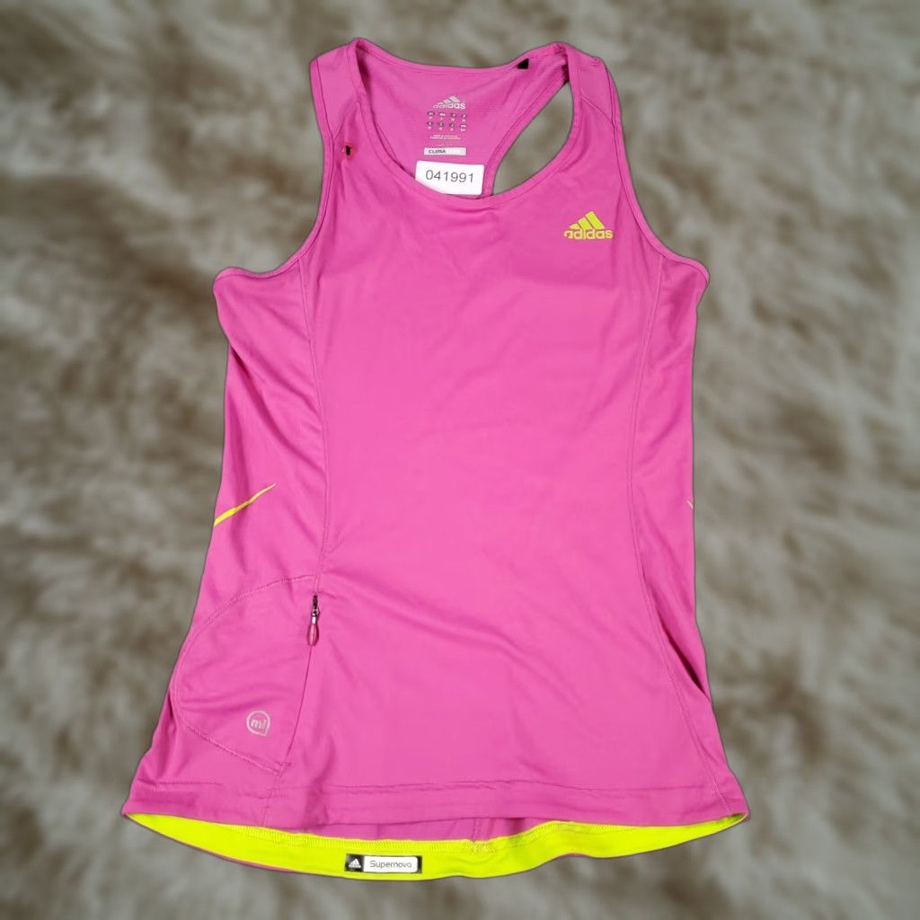 Adidas Adidas Tank Top Shirt Womens Small Pink Active Running Work Out Size S / US 4 / IT 40 - 1 Thumbnail