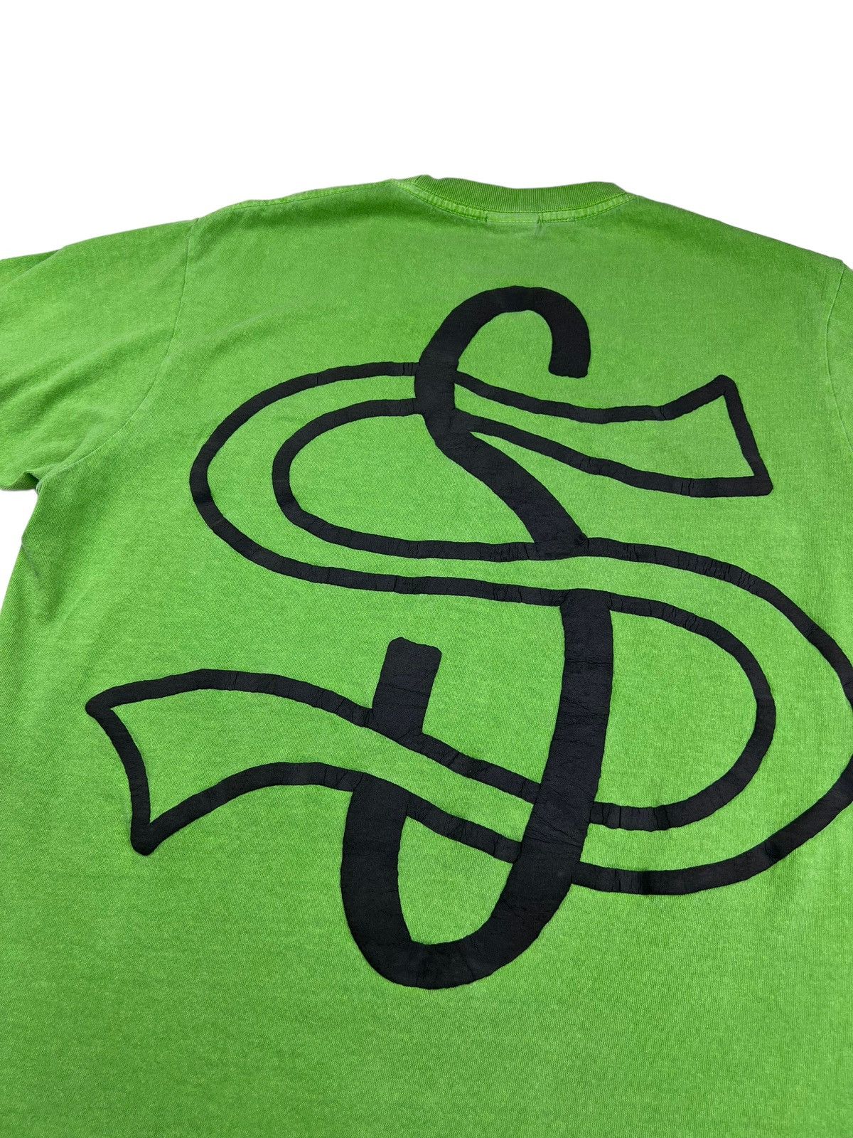 Stussy Big League Pigment Dyed Tee Green | Grailed