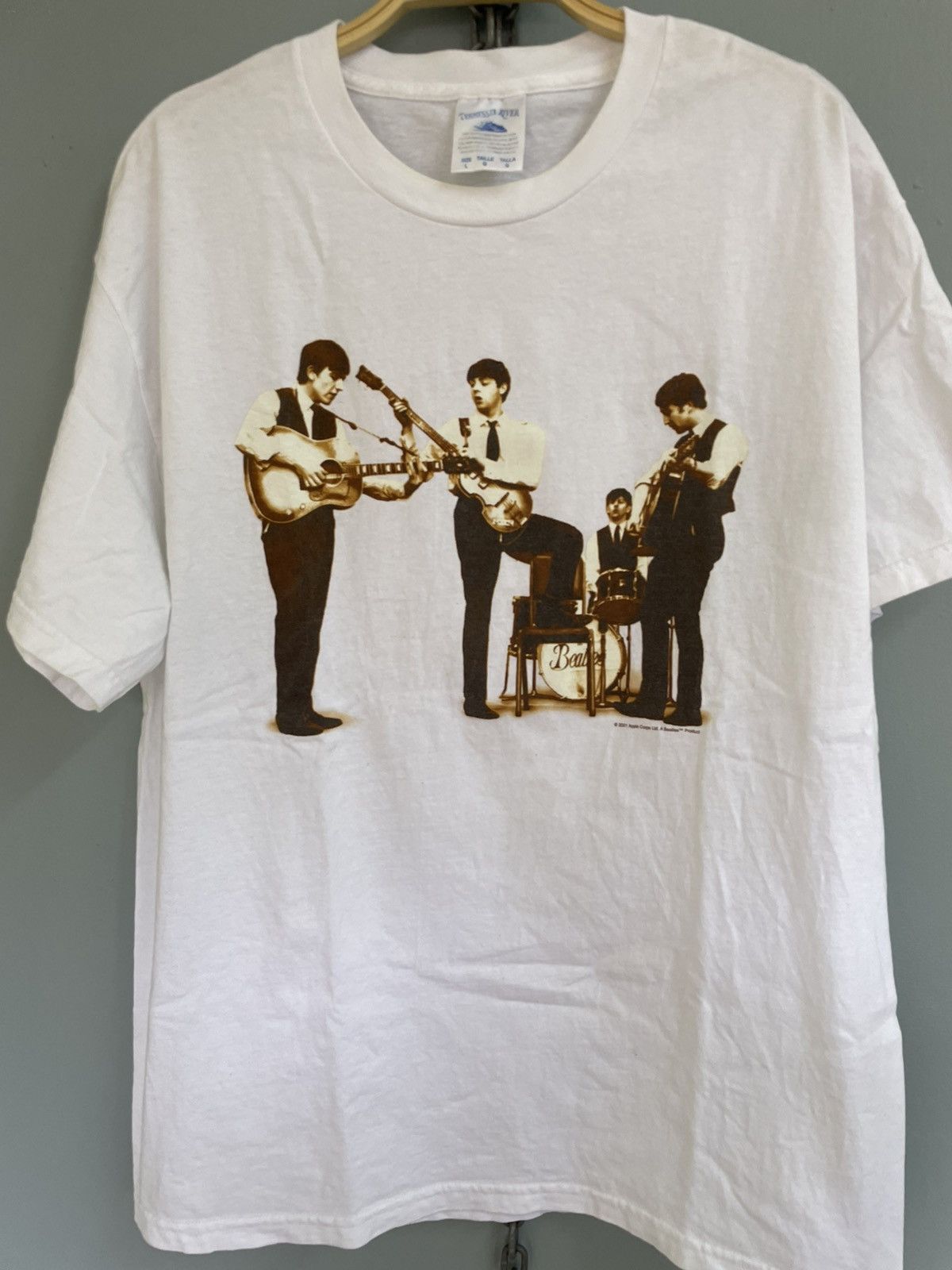 Band Tees Vintage Y2K The Beatles Apple corps promo t shirt Size US L / EU 52-54 / 3 - 3 Thumbnail