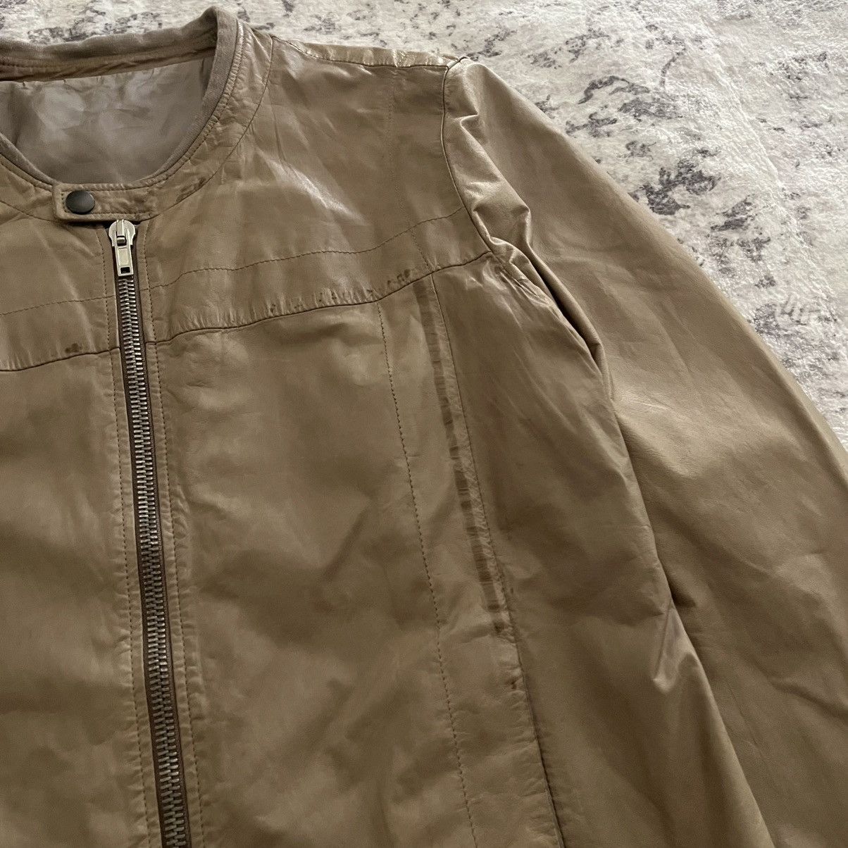Rick Owens Rick Owens SS04 Kangaroo Leather Bomber Jacket Dust | L Size US L / EU 52-54 / 3 - 7 Thumbnail