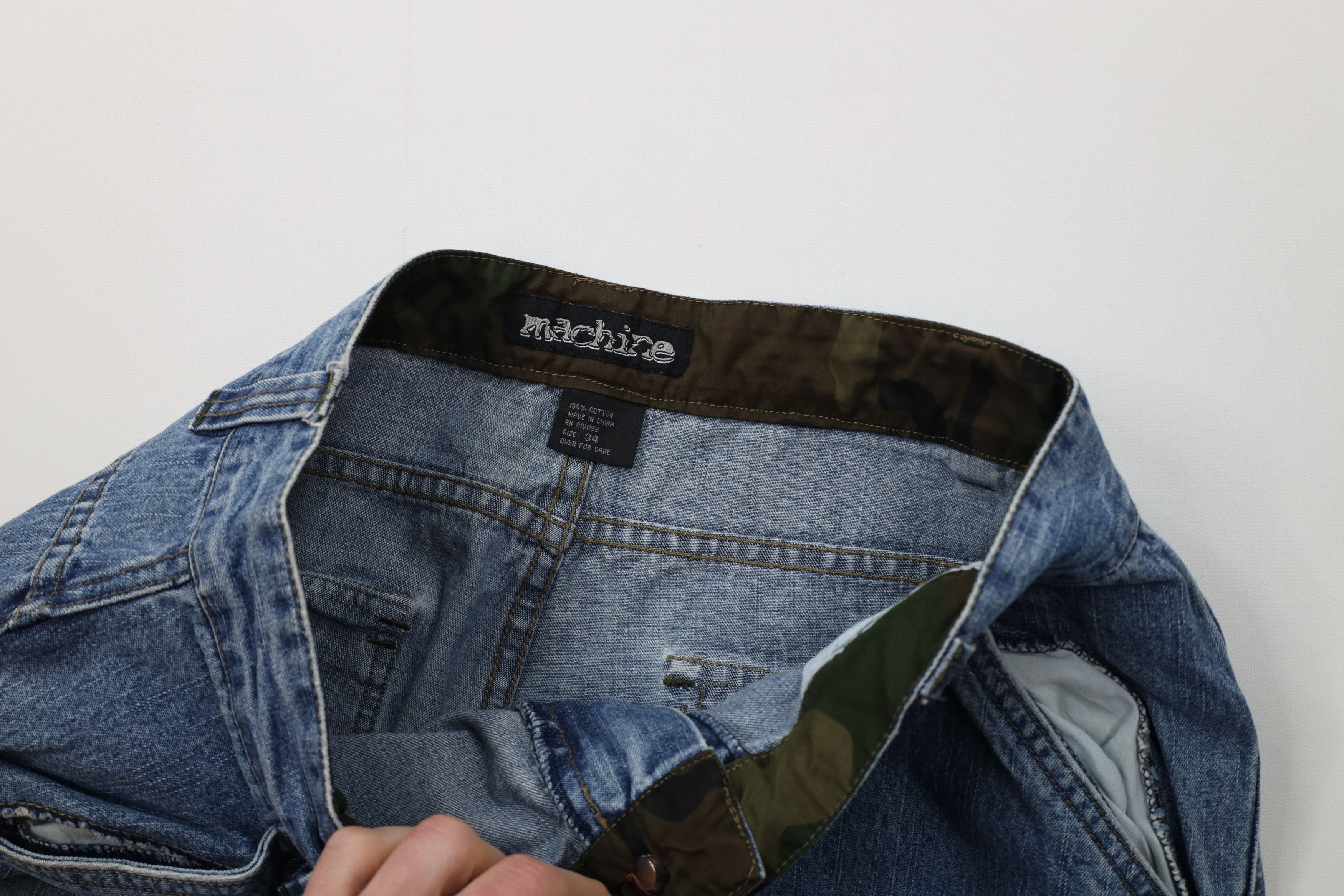Toy Machine Vintage 90s Y2K Toy Machine Skateboarding Wide Denim Jeans Size US 34 / EU 50 - 10 Thumbnail