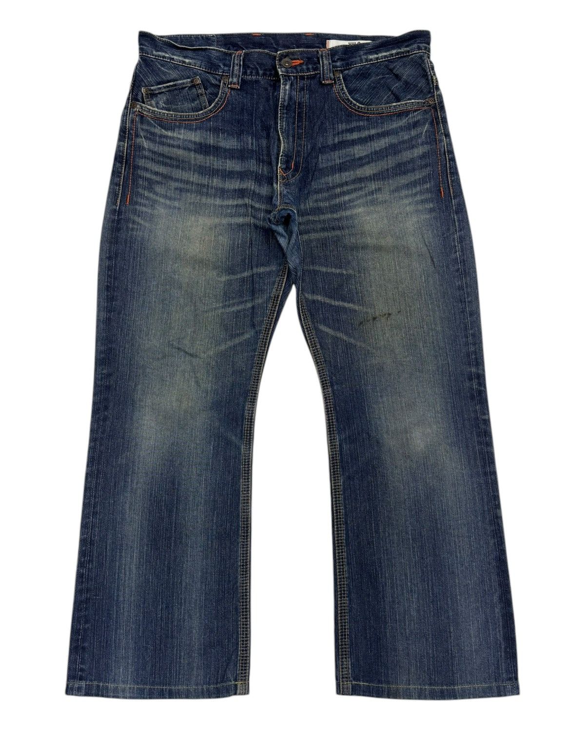 Le Grande Bleu (L.G.B.) 🔥EDWIN XV-S BUCKLE BACK OVERSIZED DENIM BAGGY JEANS Size US 38 / EU 54 - 7 Thumbnail
