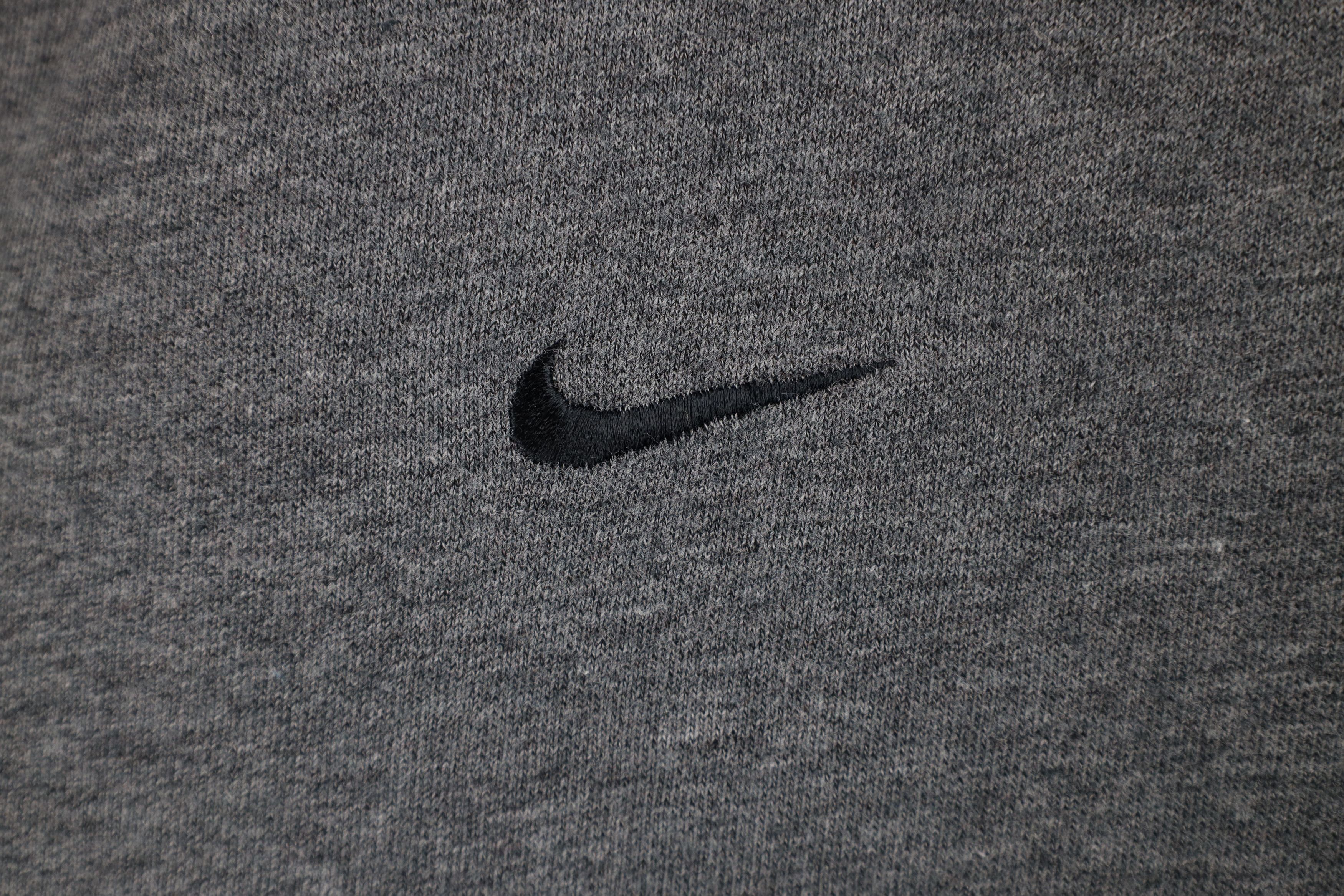 Nike × Vintage Vintage 90s Y2K Nike Scott Mini Swoosh Sweatshirt Gray Size US M / EU 48-50 / 2 - 4 Thumbnail