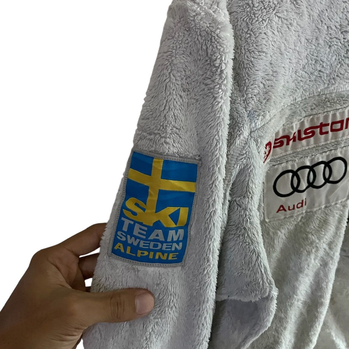 Audi VINTAGE GOLDWIN TEAM SWEDEN ALPINE ALL SPONSERED MOTORSPORT Size US M / EU 48-50 / 2 - 8 Thumbnail