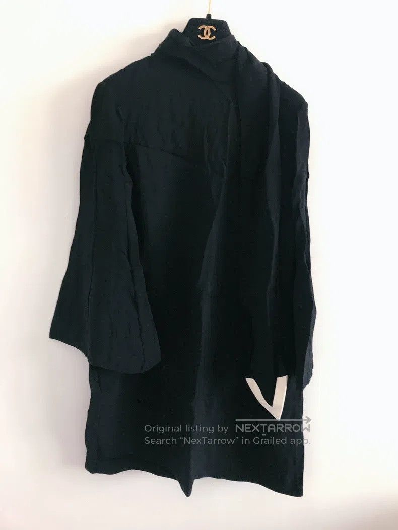 Valentino Valentino The main line shows a black streamer dress Size S / US 4 / IT 40 - 3 Thumbnail