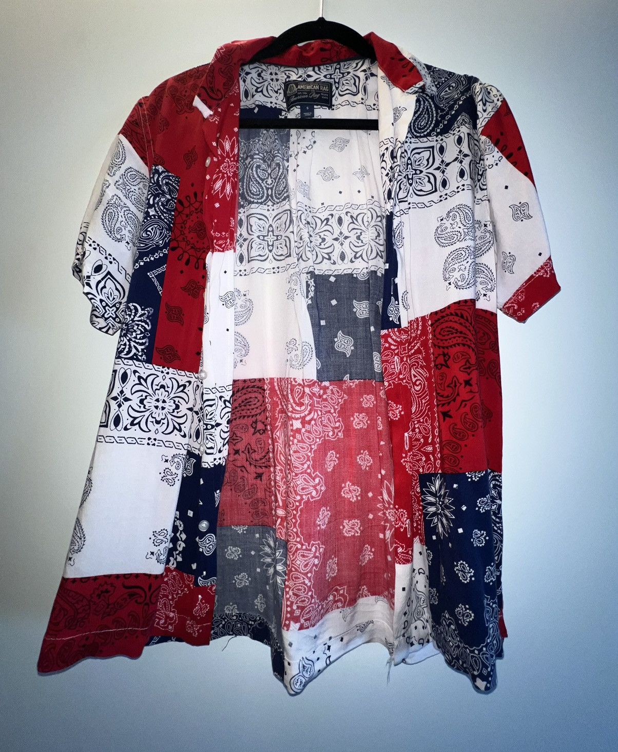 American Rag Bandana stitch button up Size US S / EU 44-46 / 1 - 1 Thumbnail