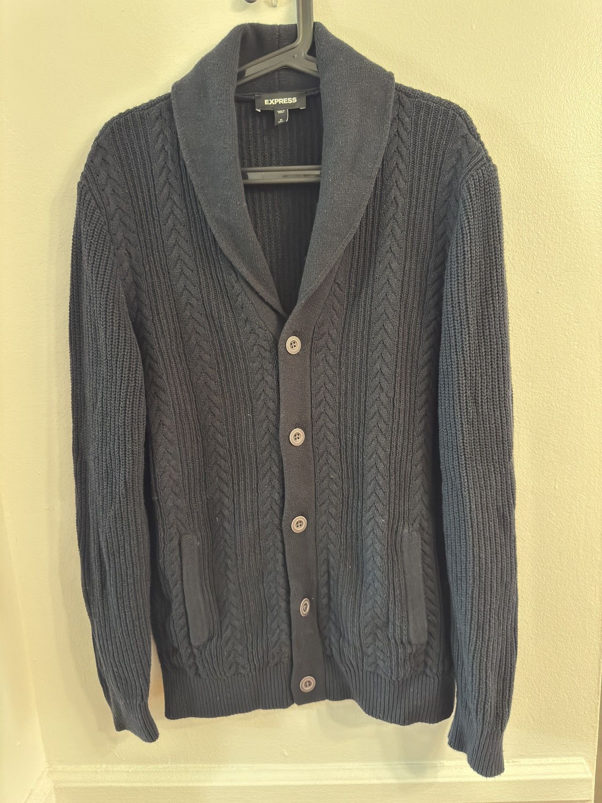 Express Black Express Cardigan Medium Tall Size US M / EU 48-50 / 2 - 1 Thumbnail