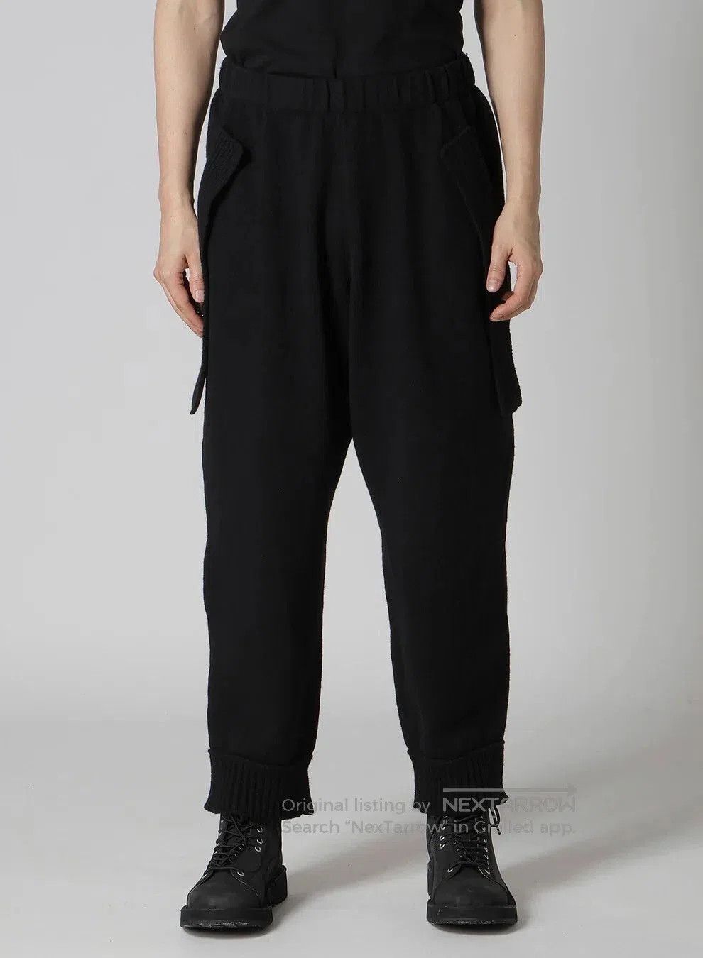 Yohji Yamamoto Yohji Yamamoto Wool Knit Sweatpants. Size US 43 - 8 Thumbnail