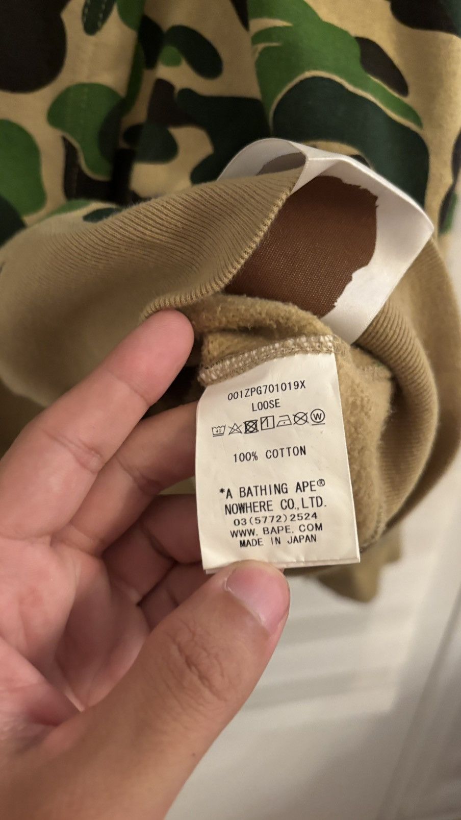 Bape Giant ABC Camo Full Zip Hoodie Size US M / EU 48-50 / 2 - 6 Thumbnail