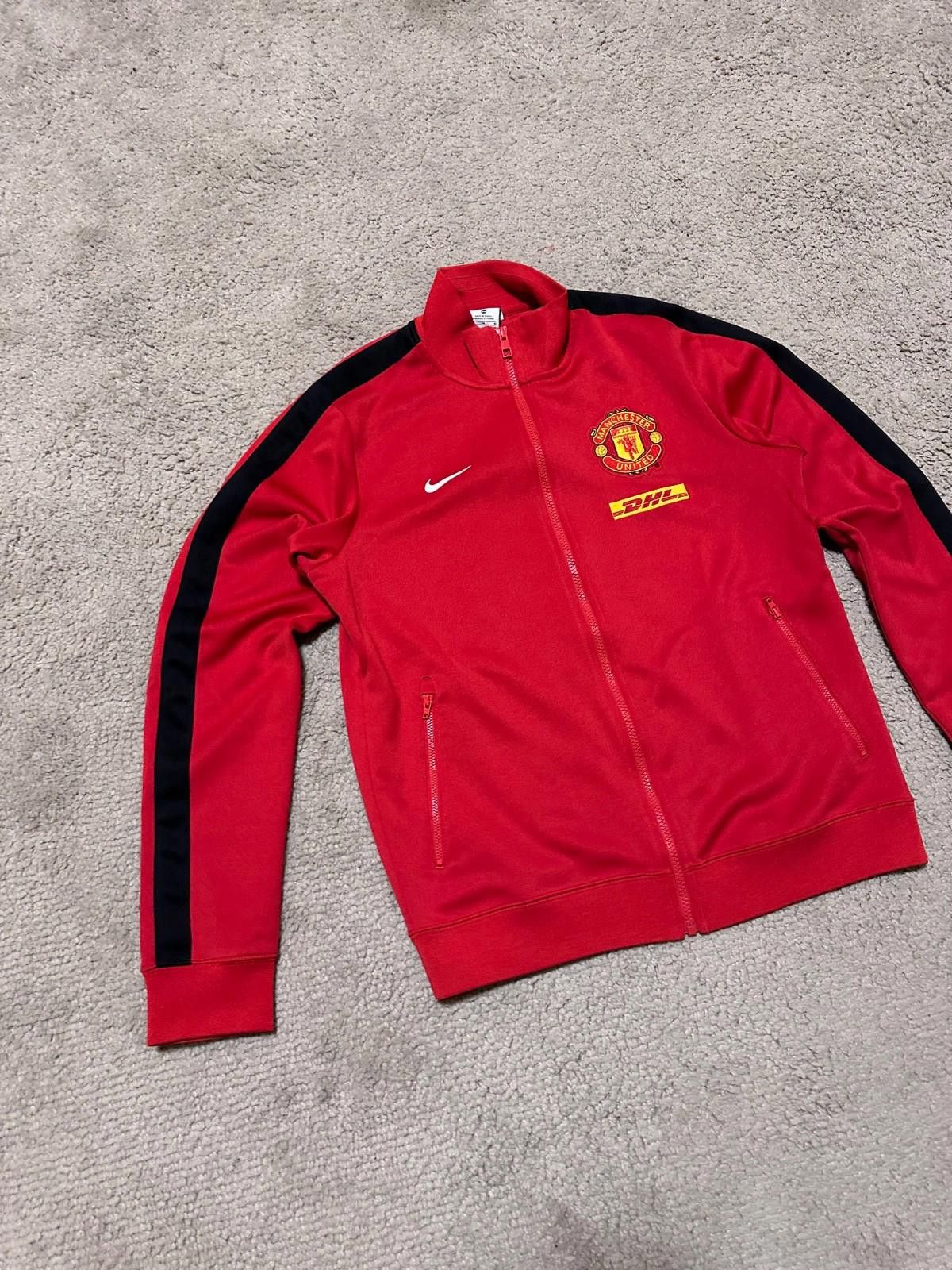 Nike Nike Manchester United 2012 Football Soccer Track Jacket M Size US M / EU 48-50 / 2 - 2 Thumbnail