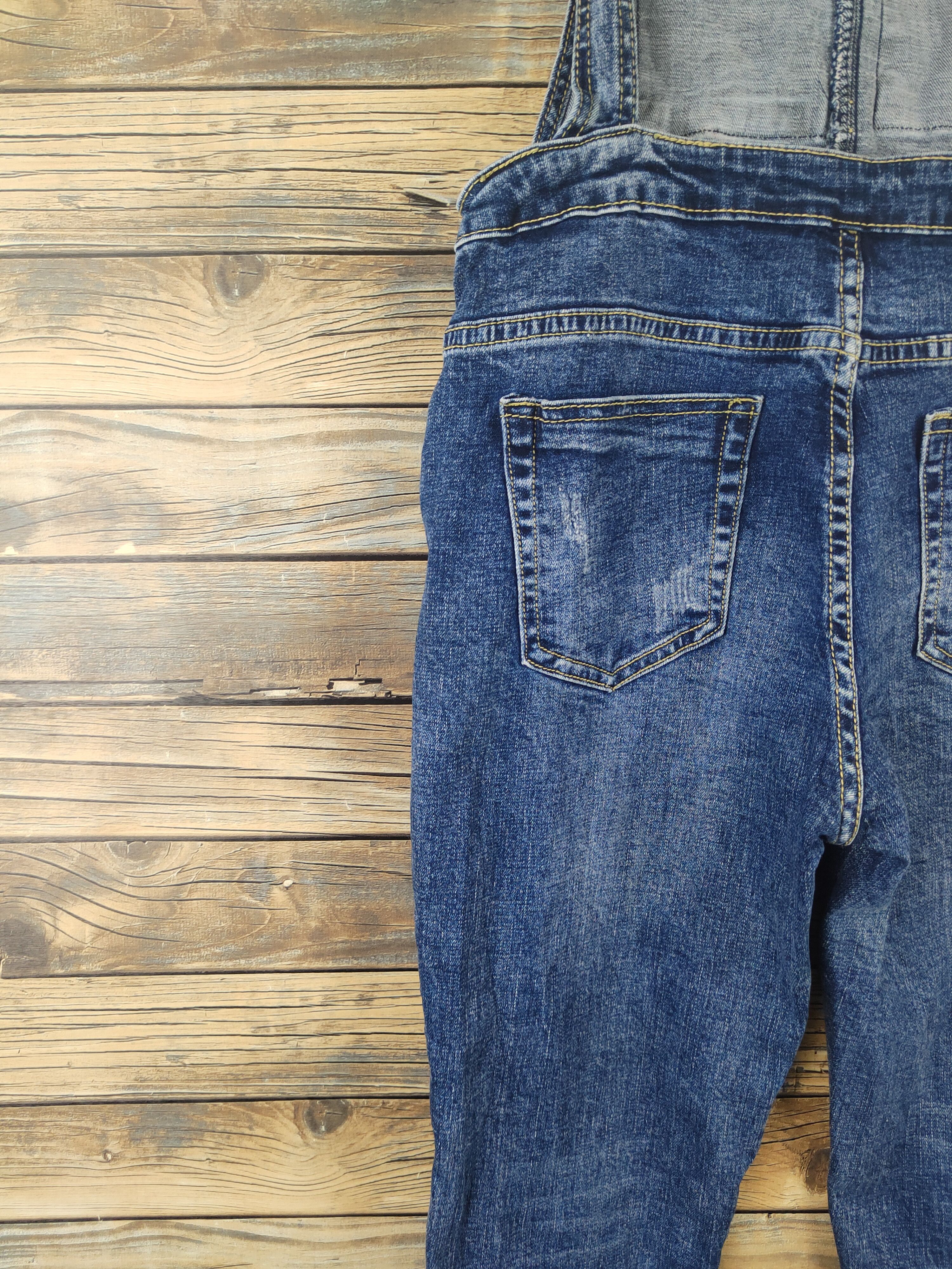 Japanese Brand × Vintage Vintage Japanese Brand Dark Blue Denim Jumpsuits Size 30" / US 8 / IT 44 - 13 Thumbnail